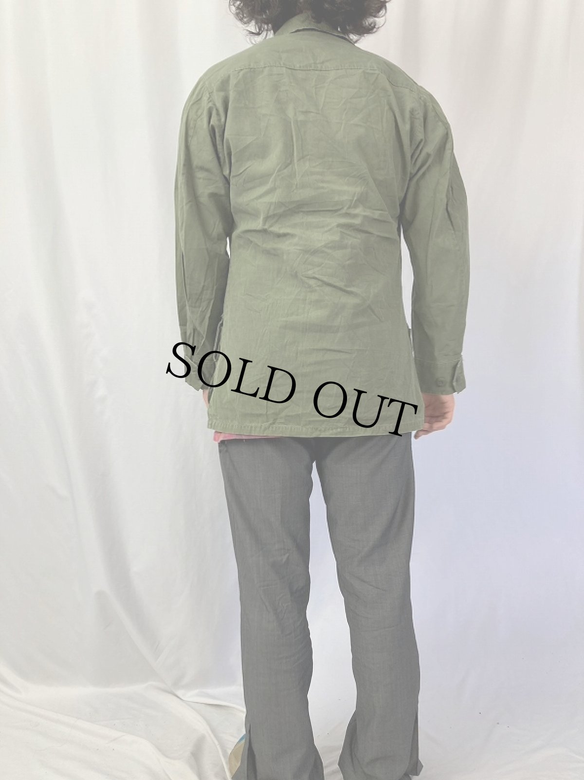 画像4: 60〜70's U.S.ARMY ジャングルファティーグジャケット 5th (4)