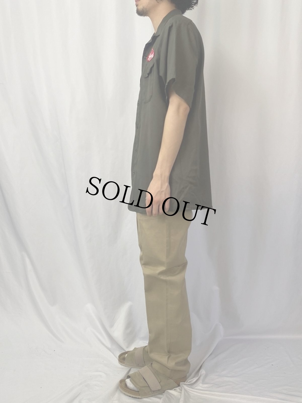 画像3: 90's BIGBEN by Wrangler USA製 コットンポリ ワークシャツ (3)