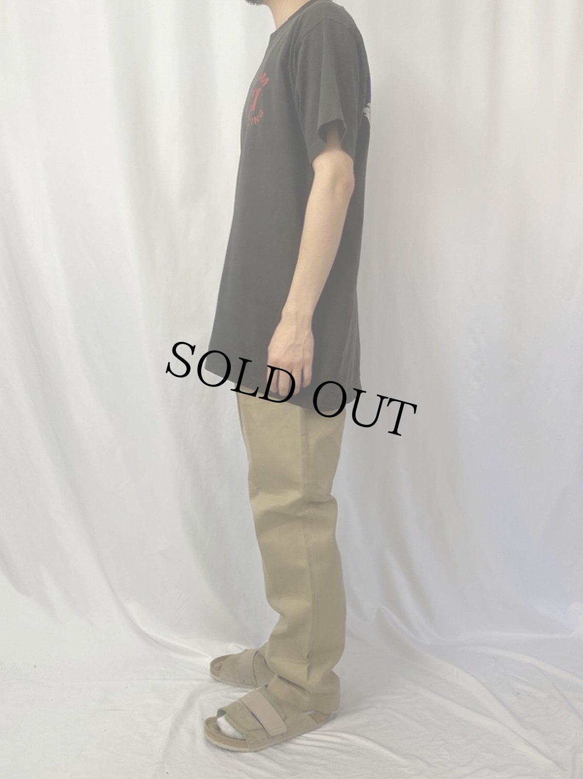 画像4: 90's Hot Tuna USA製 "TEAM 7 RACING" パロディプリント ロックバンドTシャツ L (4)