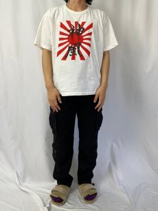 画像2: 90's "神風" 日章旗プリントTシャツ (2)