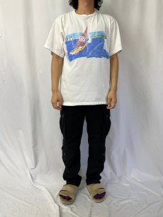 画像2: 90〜2000's POLO Ralph Lauren ヨットイラストTシャツ XL (2)