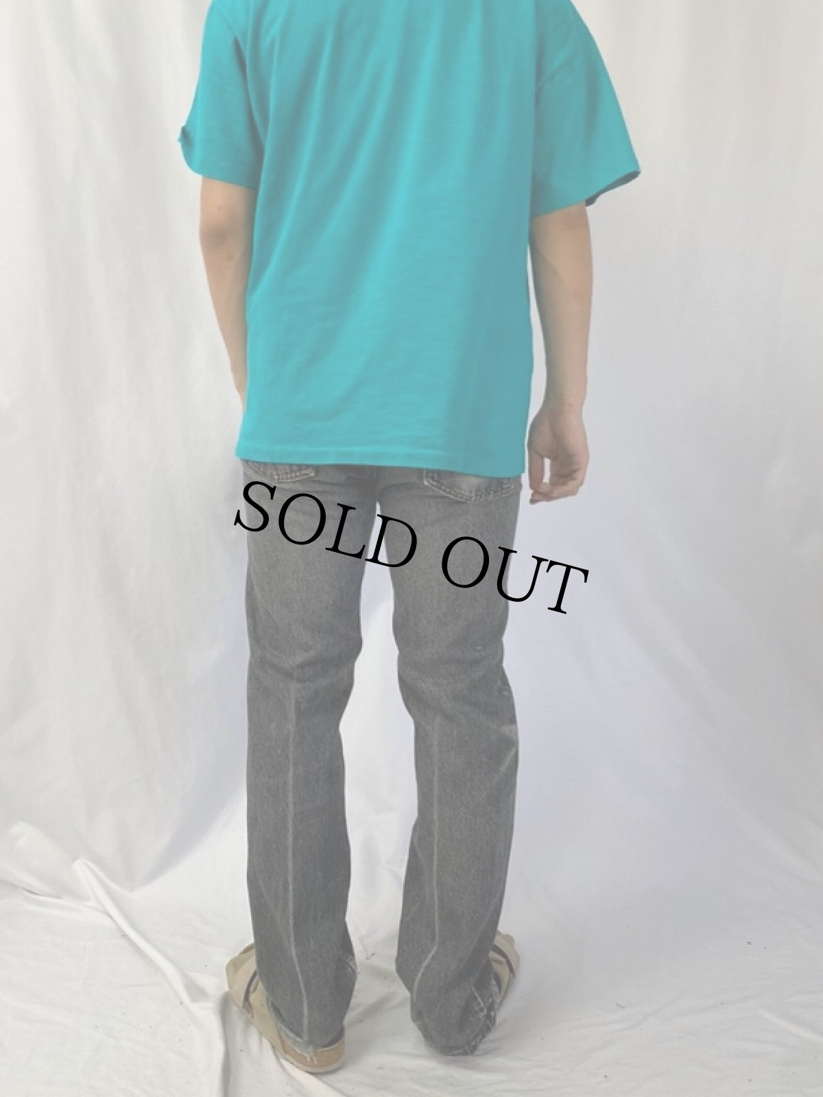 画像4: 90's Levi's 505 USA製 ブラックデニムパンツ W31 (4)