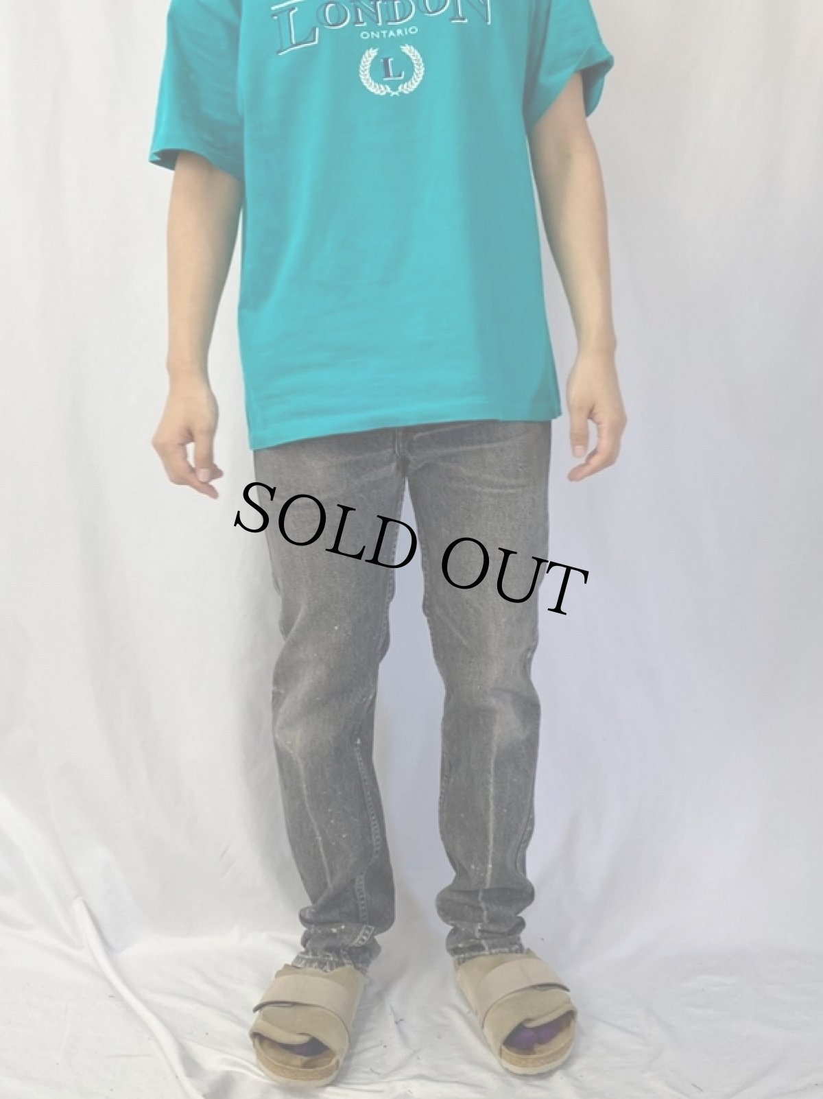 画像2: 90's Levi's 505 USA製 ブラックデニムパンツ W31 (2)