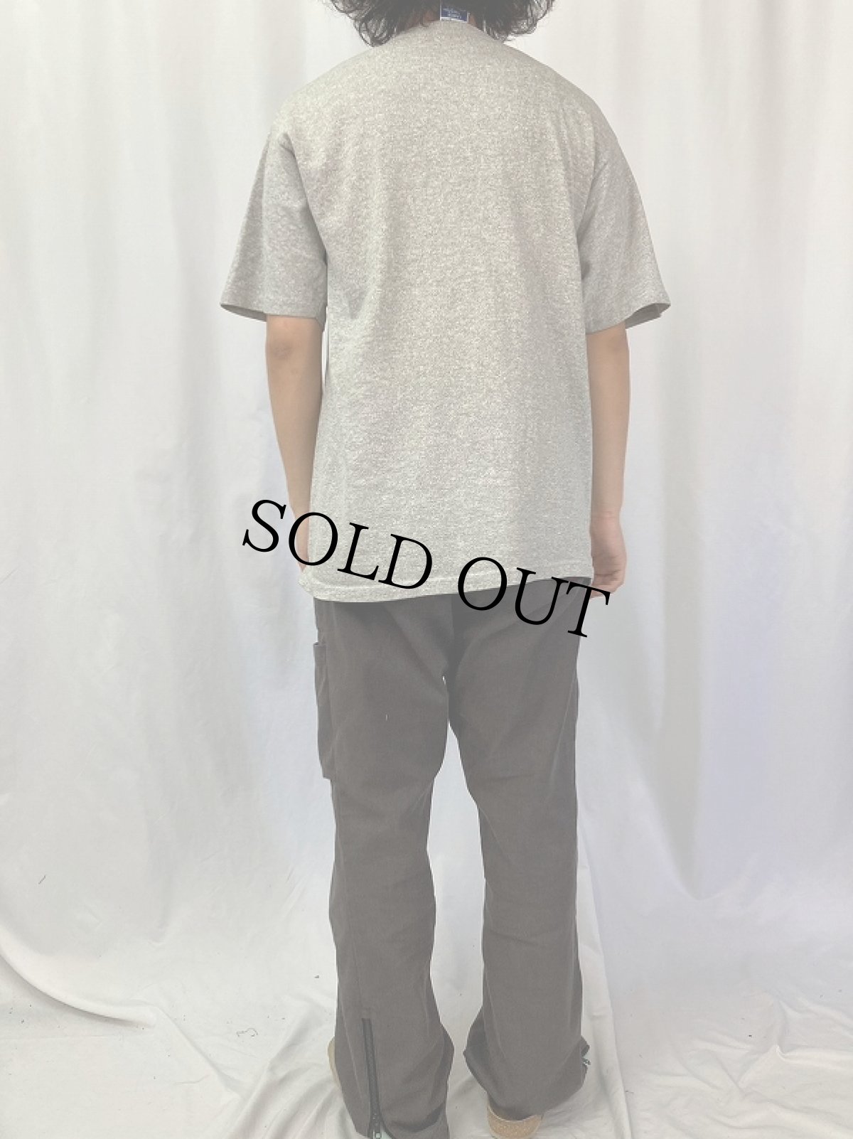 画像4: 90's Champion USA製 "ALBION ATH. DEPT." プリントTシャツ L (4)