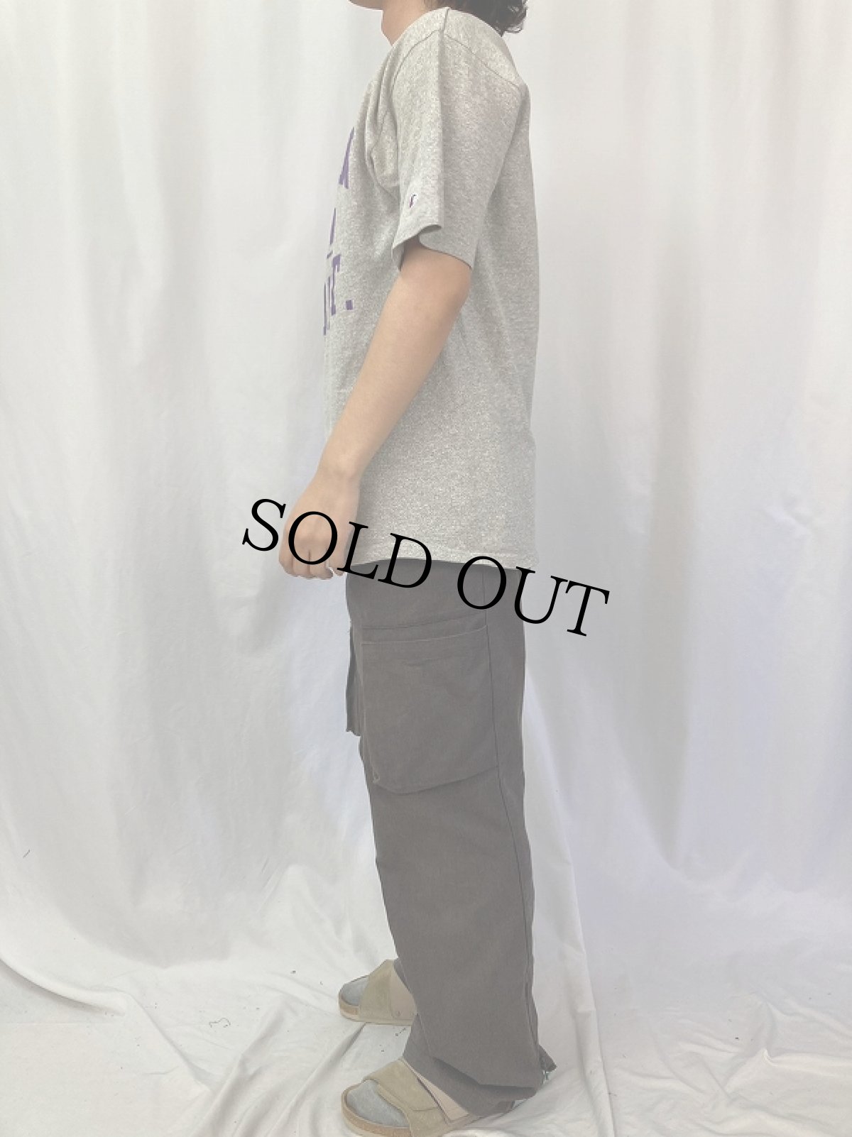 画像3: 90's Champion USA製 "ALBION ATH. DEPT." プリントTシャツ L (3)