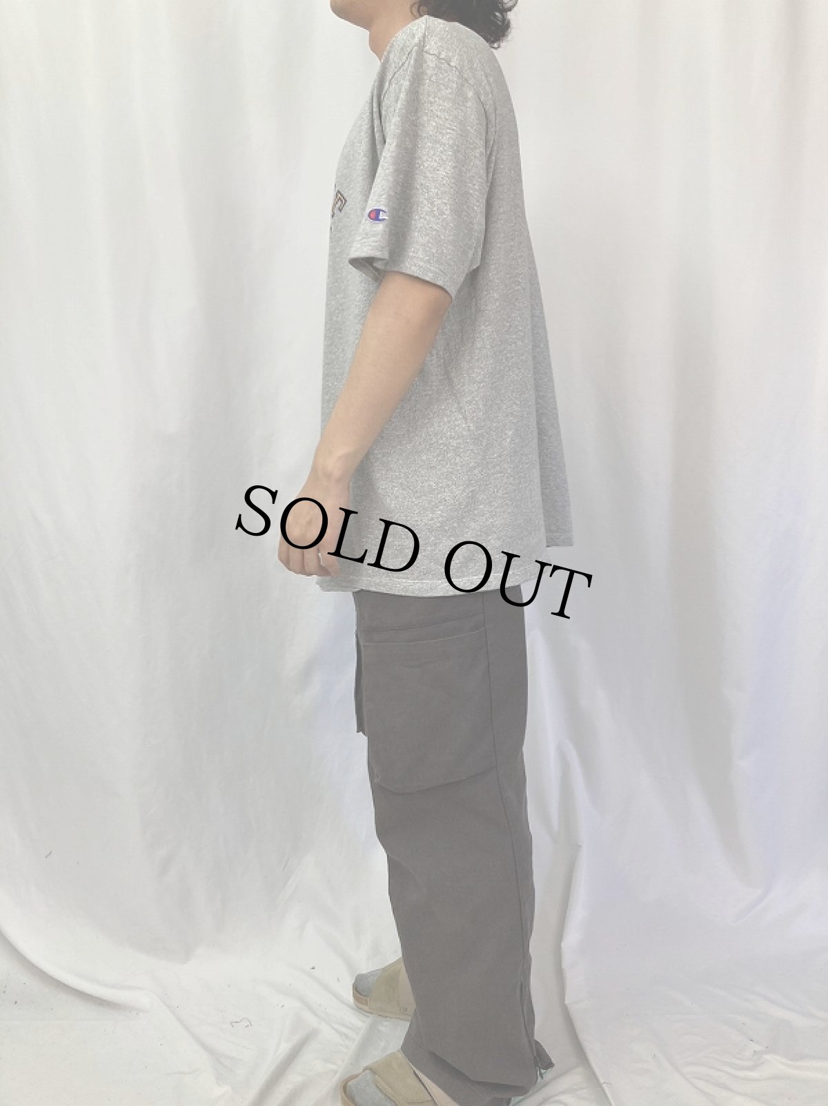 画像3: 90's Champion USA製 "NOTREDAME" プリントTシャツ XL (3)