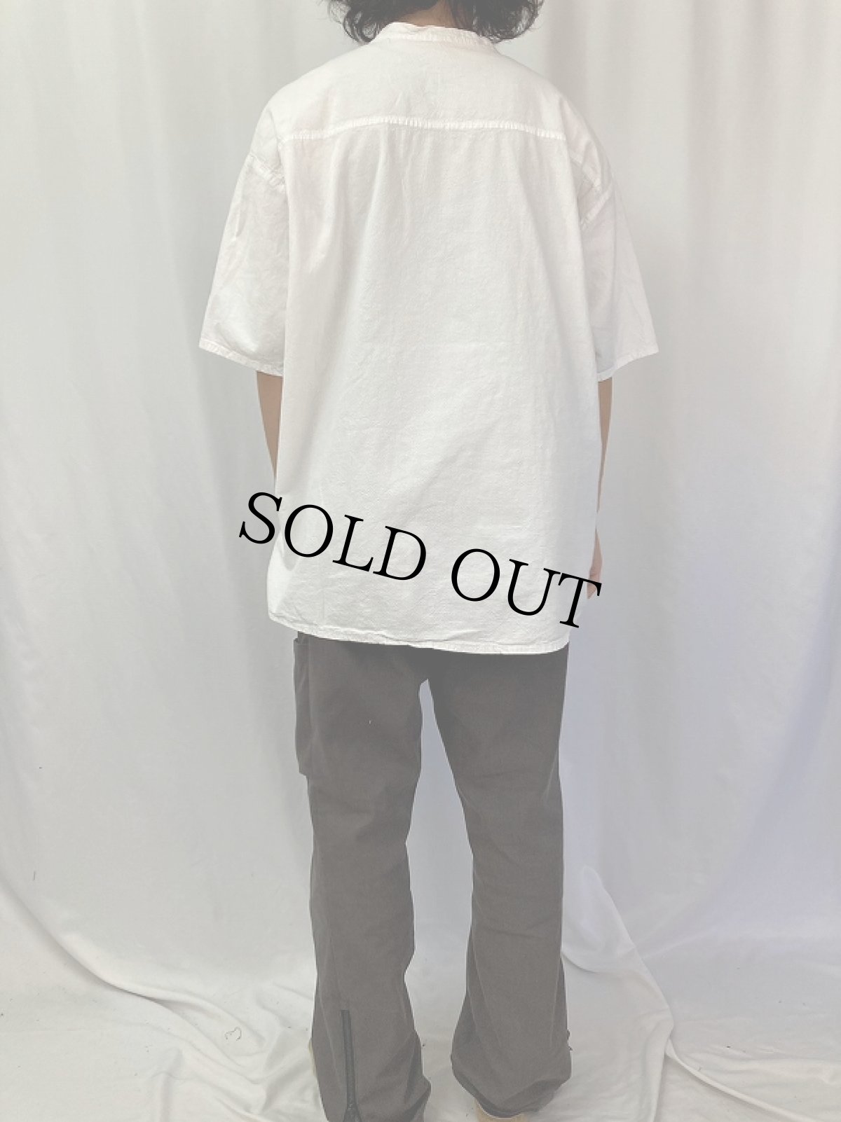 画像4: EURO WAKONDA スタンドカラー無地シャツ (4)