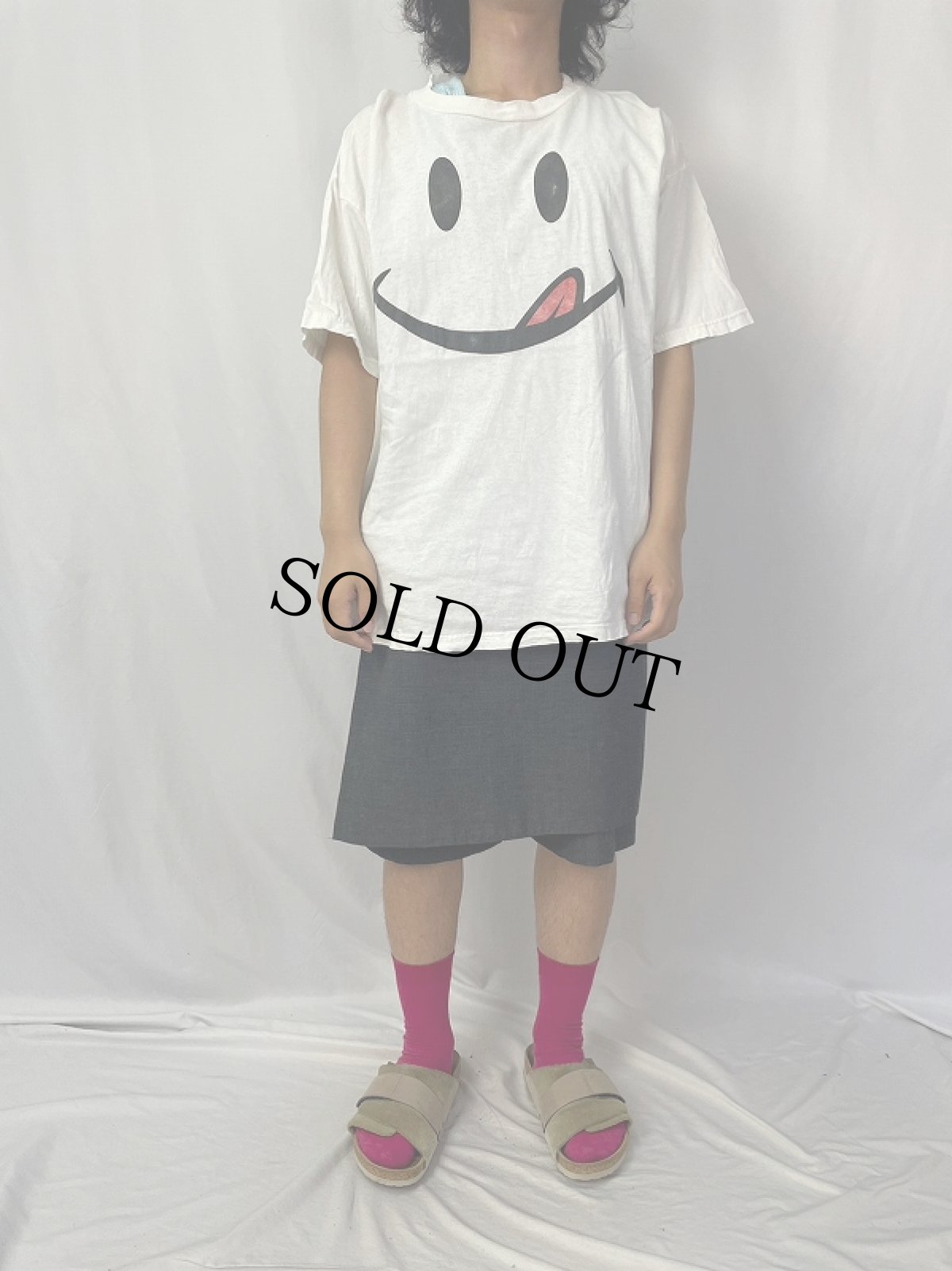 画像2: JOE BOX スマイルプリントTシャツ (2)