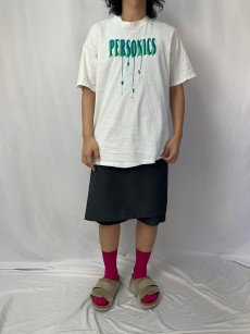 画像2: 【SALE】 80〜90's USA製 "PERSONICS" イラストプリントTシャツ XL (2)