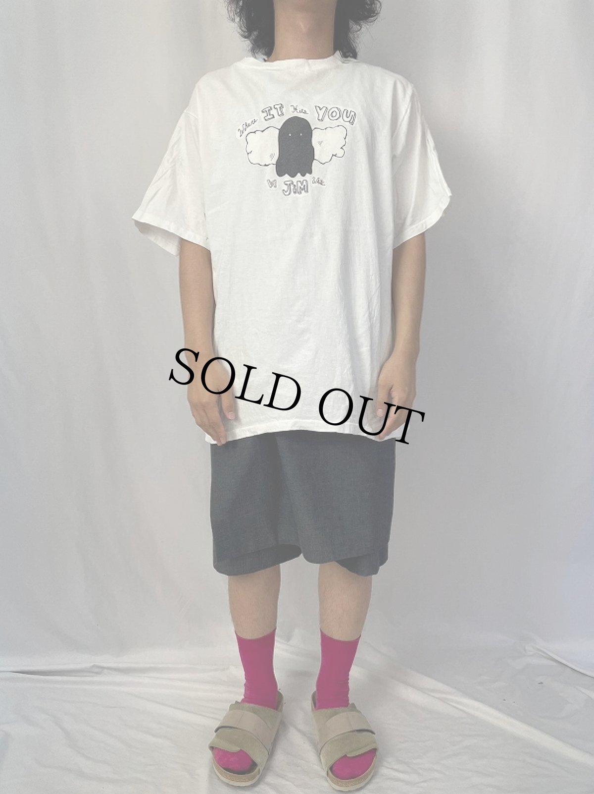 画像2: 90's Jim White USA製 "Where it hit you" シンガーソングライターTシャツ L (2)