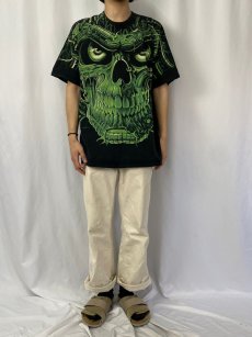 画像3: 90's LIQUID BLUE スカル 大判プリントTシャツ XL (3)