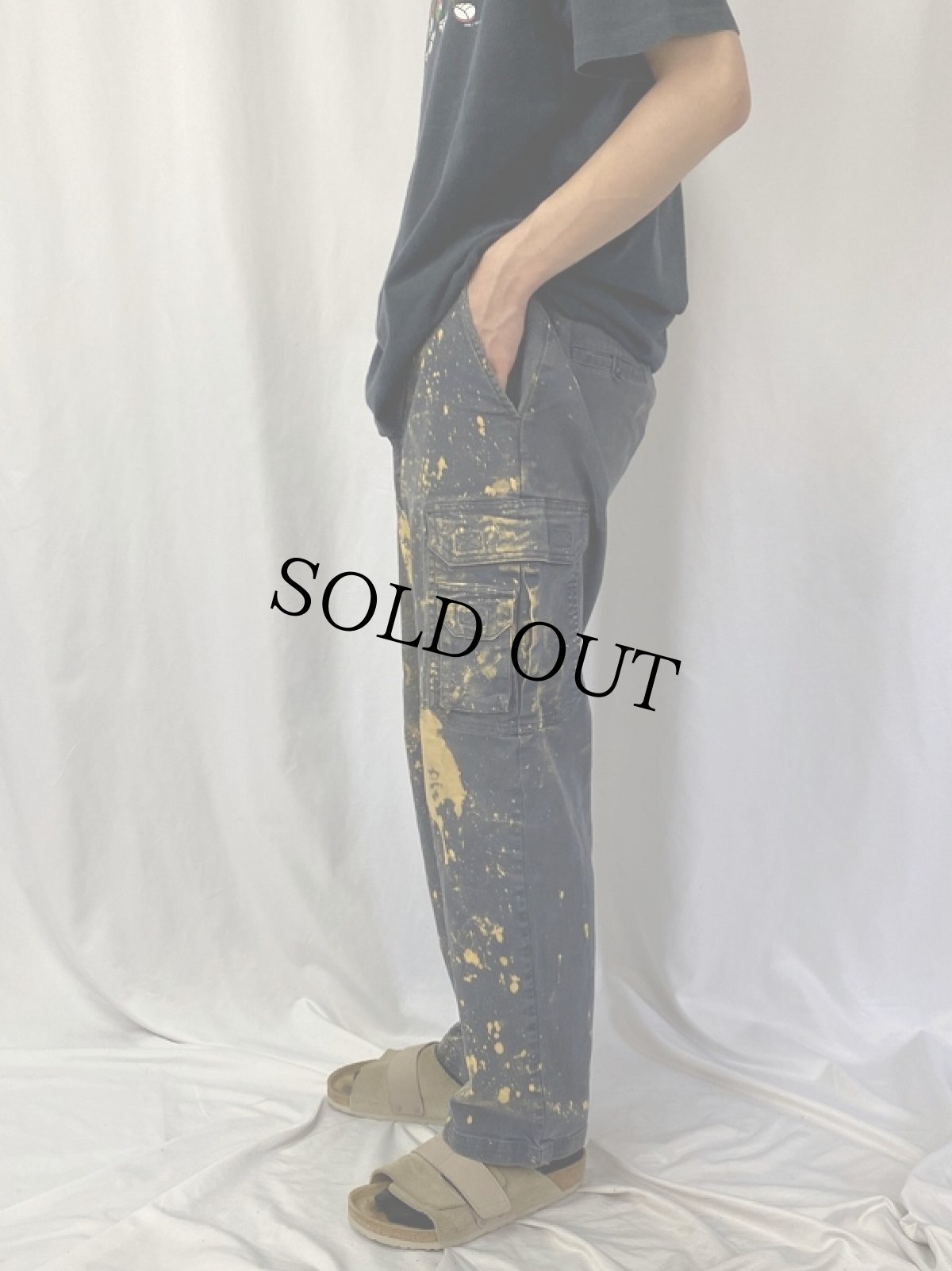 画像3: DAKOTA ワークカーゴパンツ W37 (3)