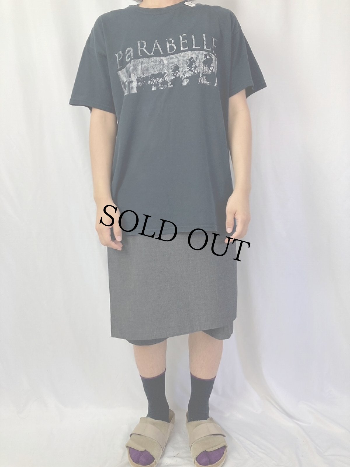 画像2: 2000's Parabelle オルタナティブロックバンドTシャツ L (2)