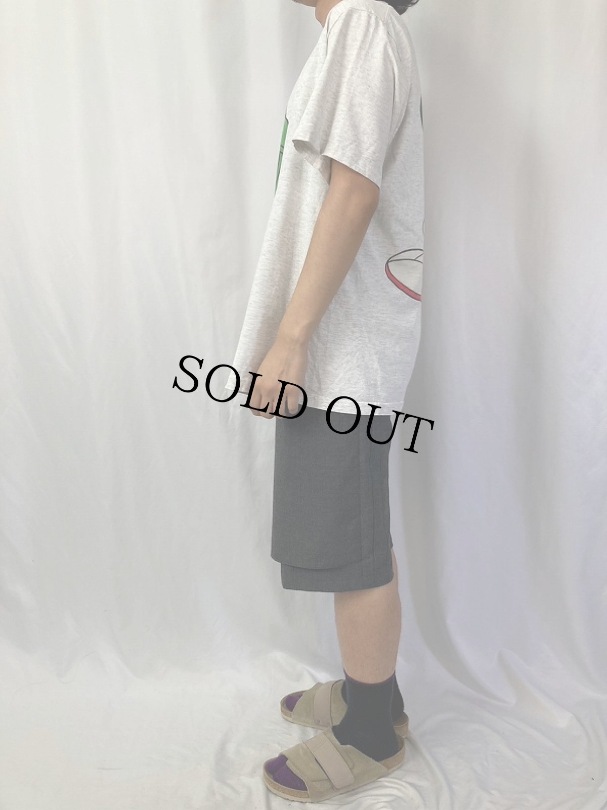 画像3: 90's Looney Tunes USA製 マービン・ザ・マーシャン キャラクターTシャツ XL (3)