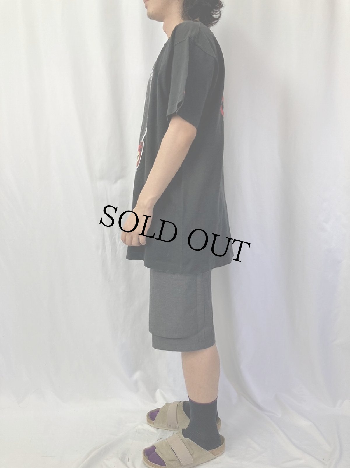 画像3: 90's USA製 Johnny Chainsaw and The Troops of Tomorrow パンクバンドTシャツ XL (3)