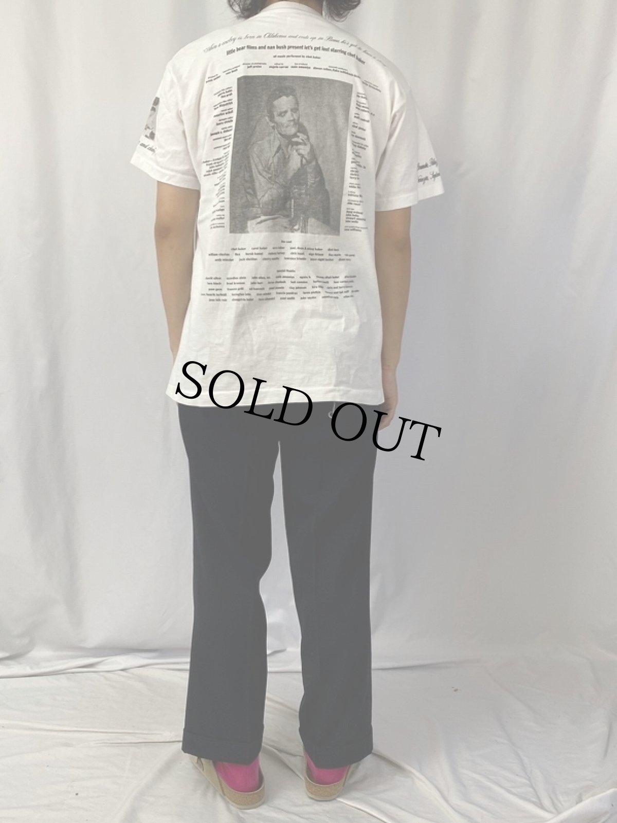 画像5: 90's BRUCE WEBER USA製 "let's get lost starring chet baker" フォトプリントTシャツ L (5)