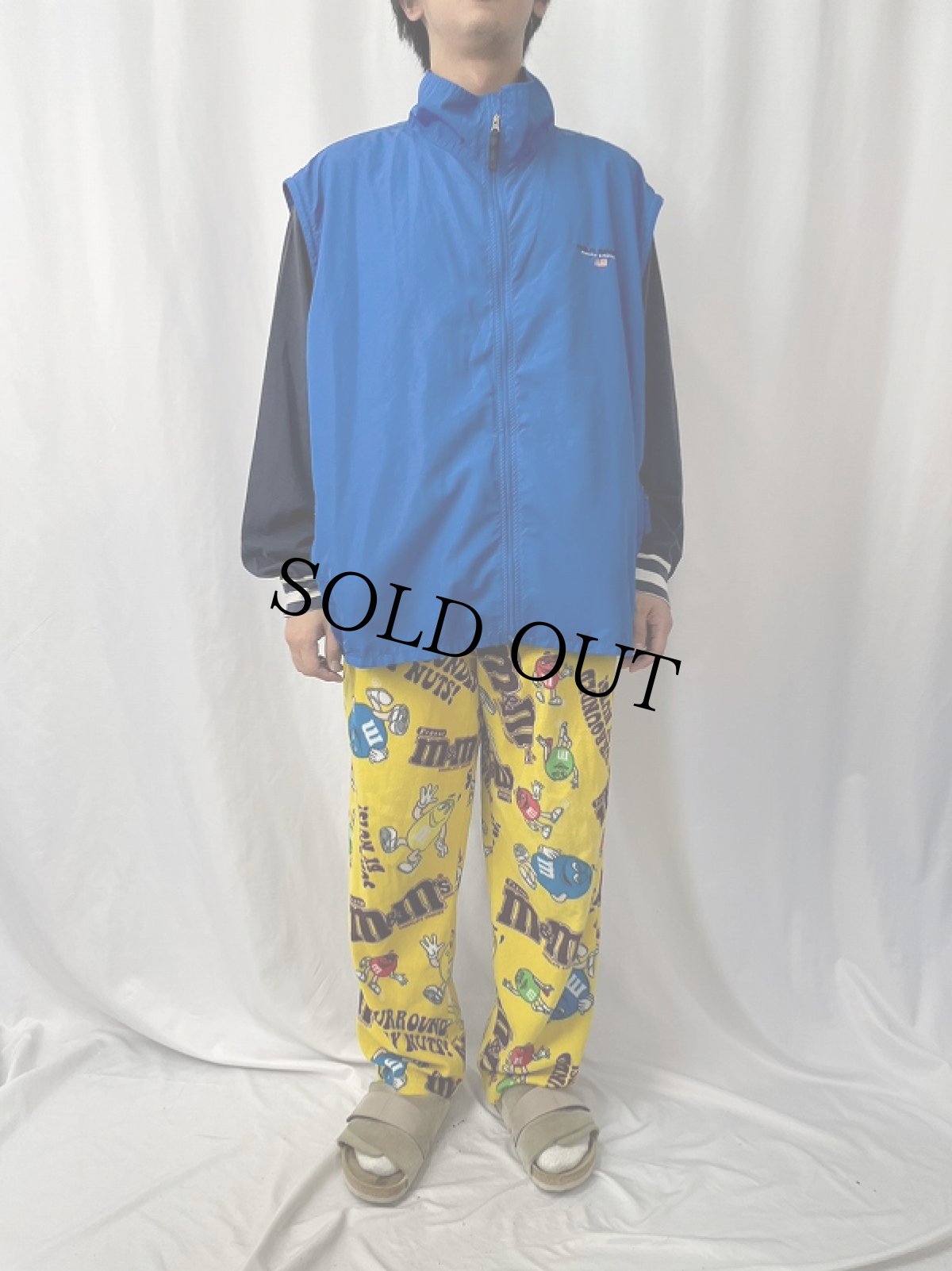 画像2: 90's POLO SPORT Ralph Lauren ロゴ刺繍 ジップベスト XXL (2)