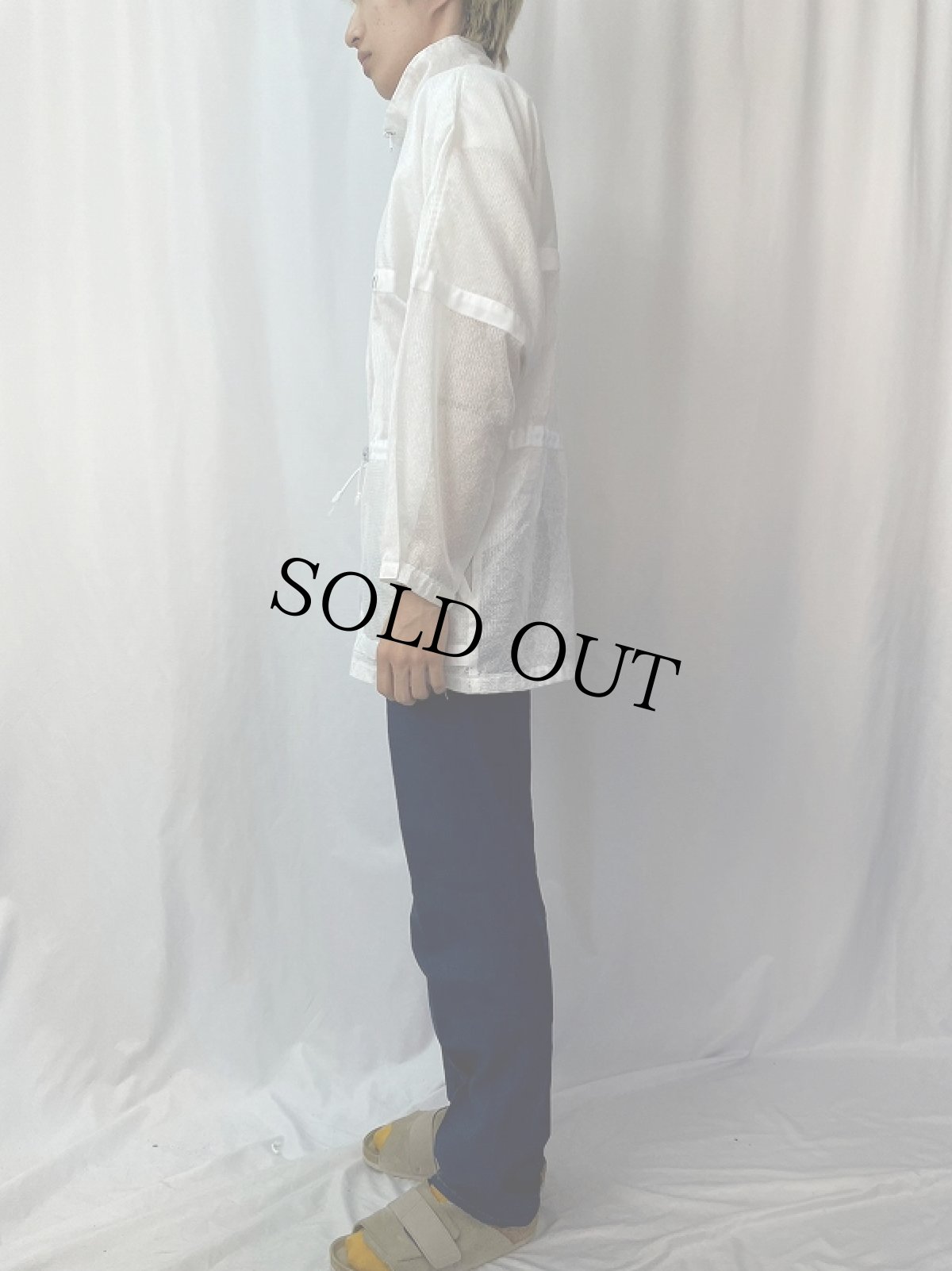 画像3: 80's SUNWEAR CANADA製 メッシュジップジャケット (3)