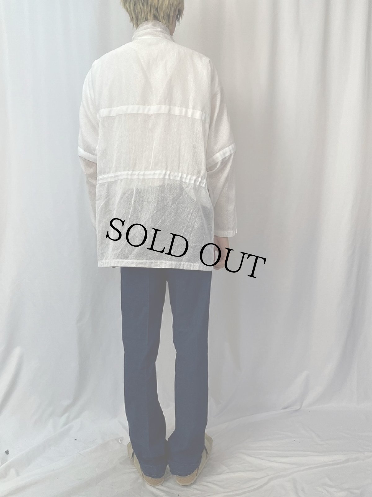 画像4: 80's SUNWEAR CANADA製 メッシュジップジャケット (4)