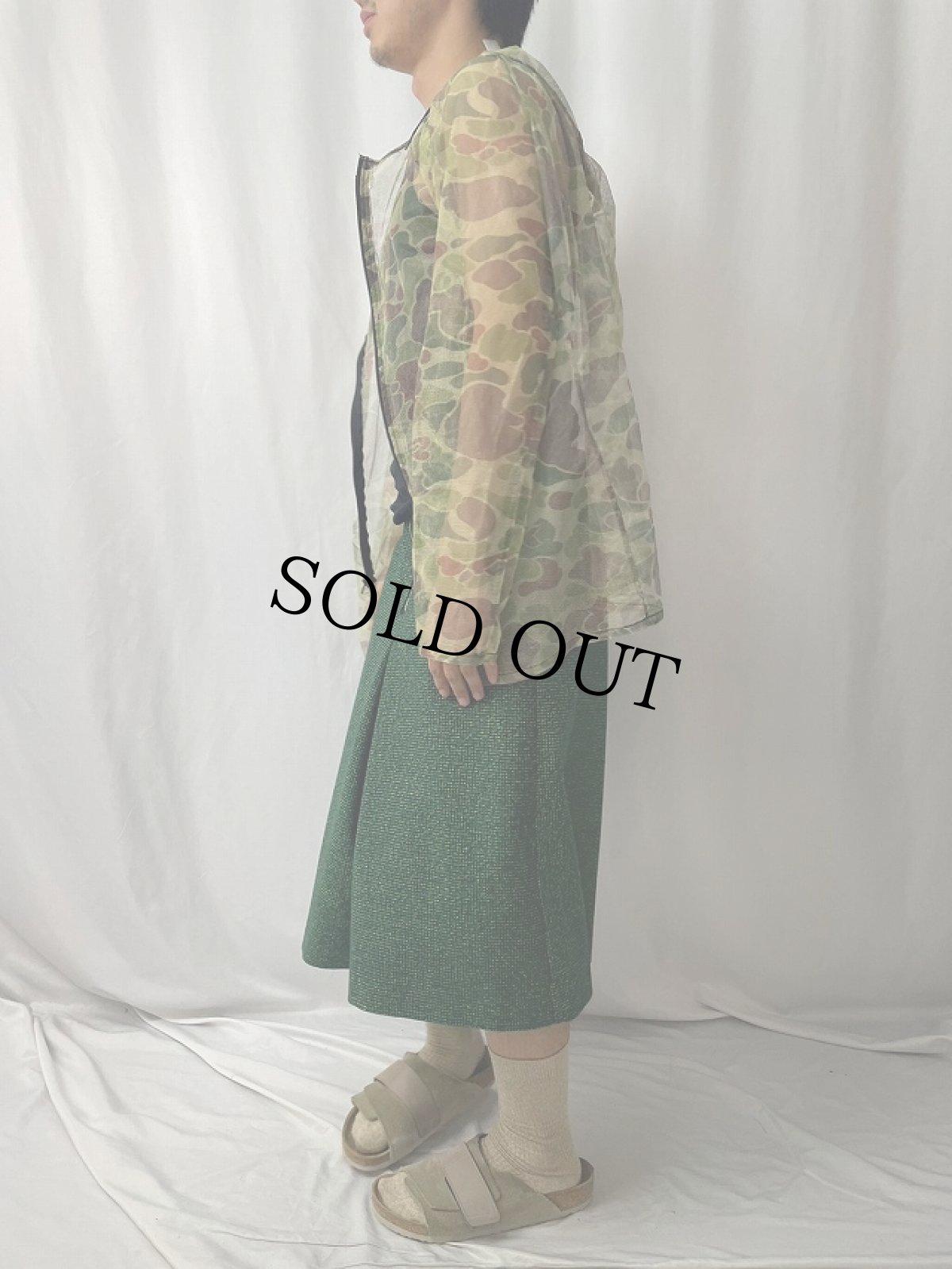 画像3: 80's RATTLERS USA製 ダックハンターカモ柄 メッシュパーカー M (3)