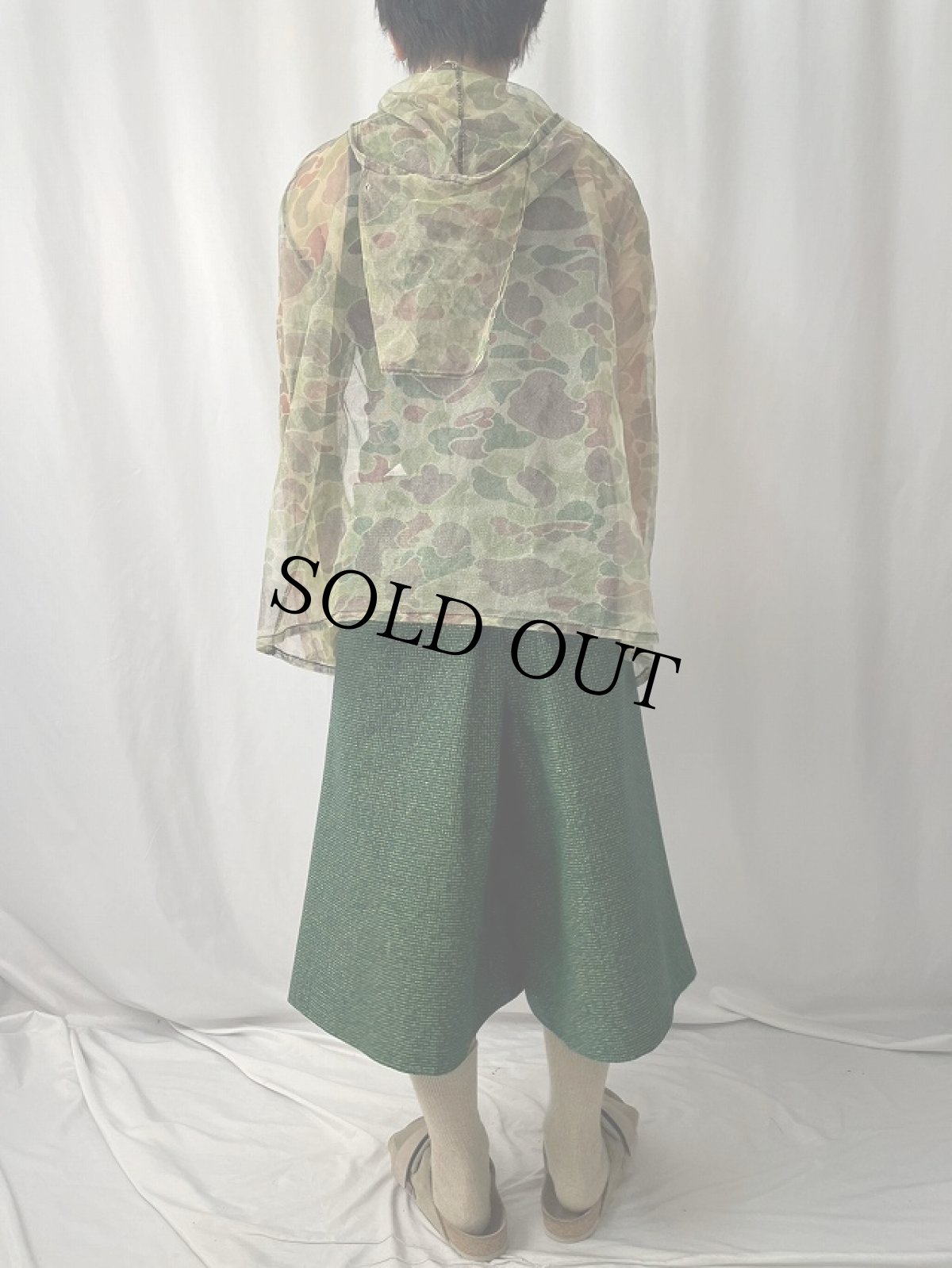 画像4: 80's RATTLERS USA製 ダックハンターカモ柄 メッシュパーカー M (4)