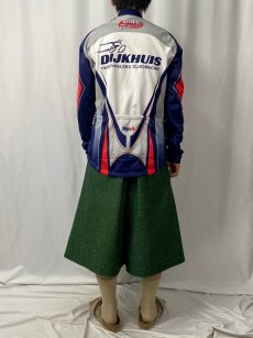 画像5: agu BikerGear ITALY製 フルジップ サイクリングシャツ M (5)