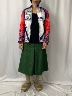 画像3: agu BikerGear ITALY製 フルジップ サイクリングシャツ M (3)