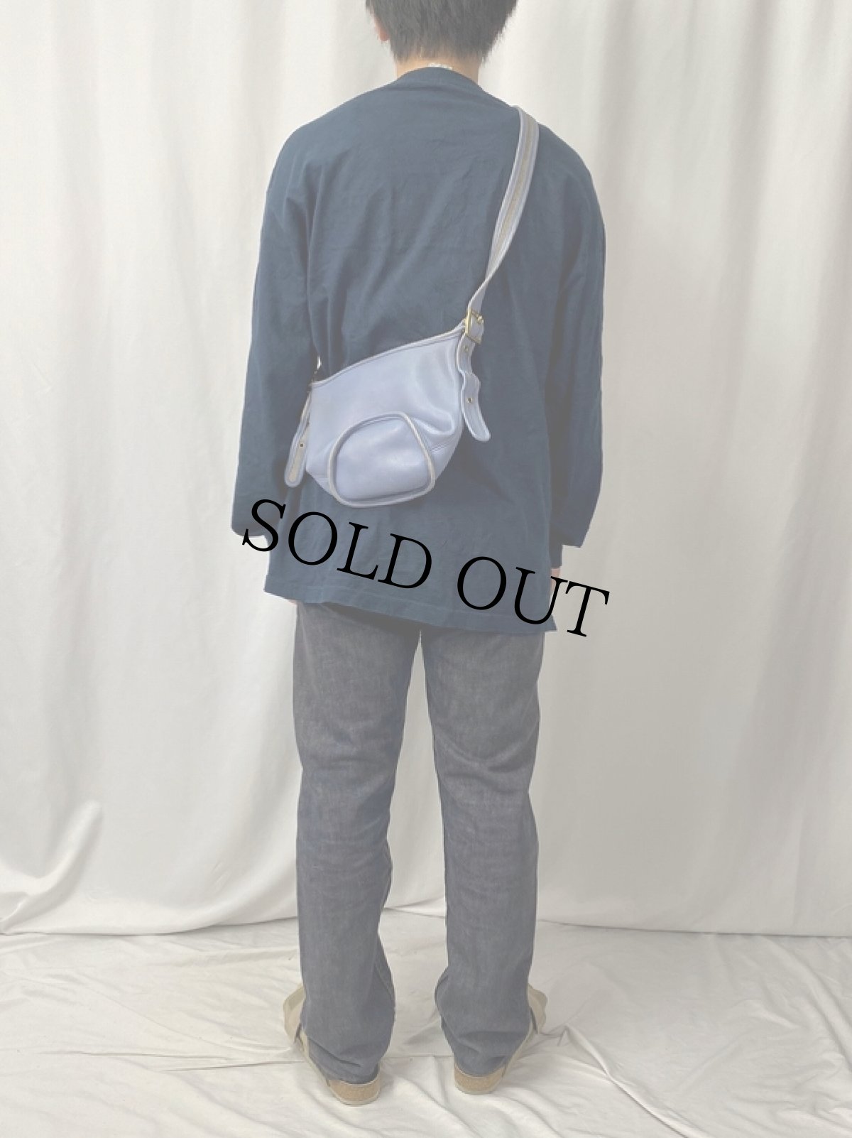 画像2: 90's COACH レザーショルダーバッグ (2)