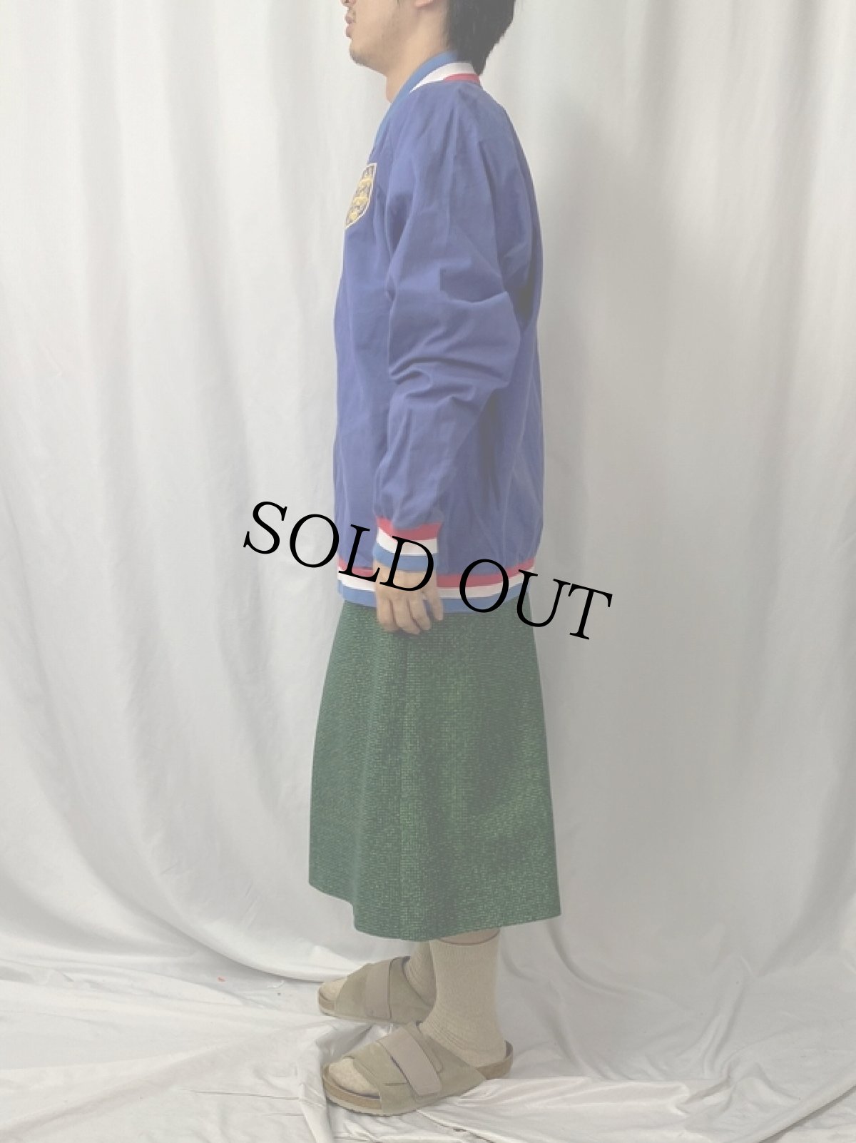 画像3: 90's UMBRO "ENGLAND WORLD CUP WINNERS 1966" チームロゴ刺繍 ジップジャケット XL (3)