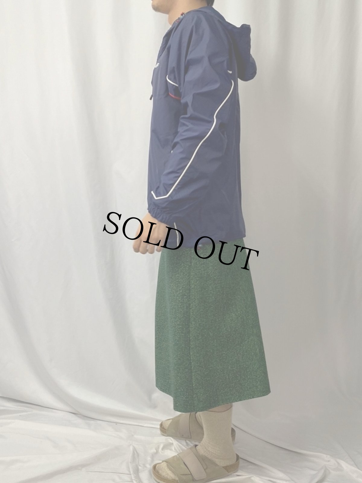 画像3: 90〜2000's UMBRO "PRO TRAINING" ハーフジップ ナイロンプルオーバージャケット NAVY S (3)