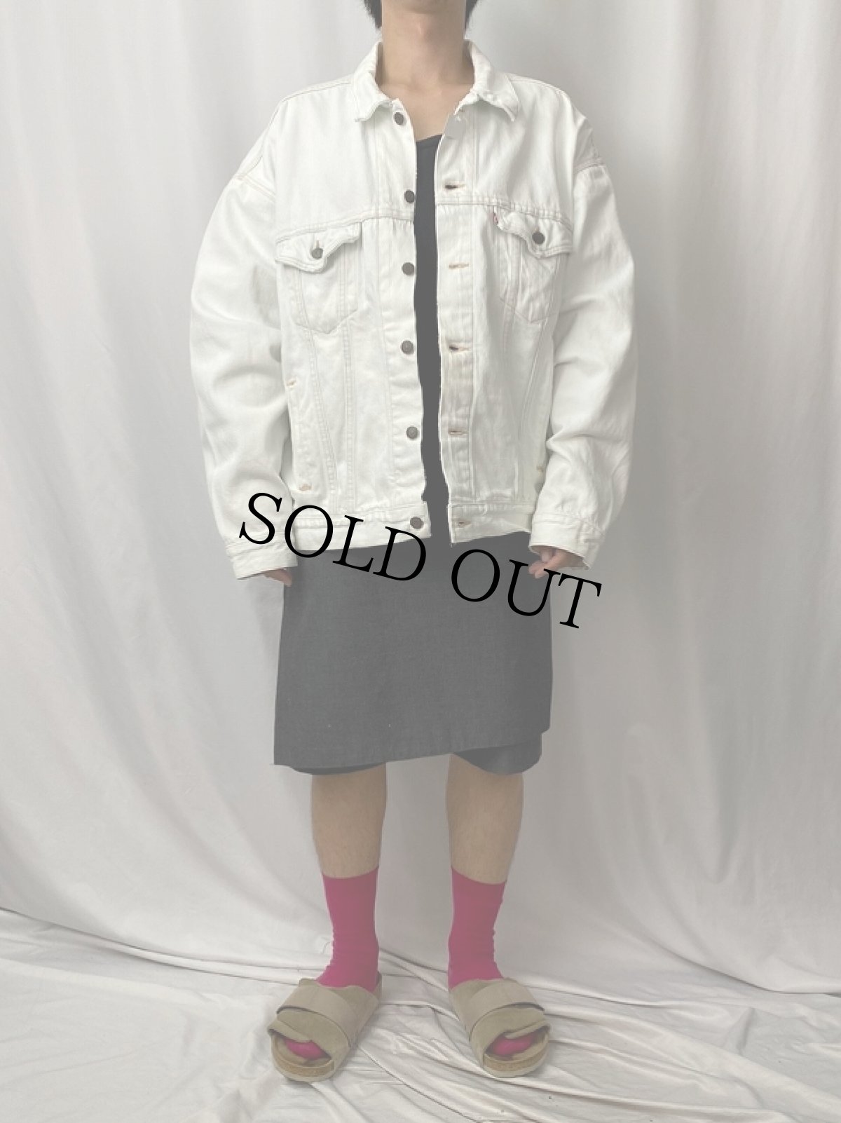 画像2: Levi's 70507 ブリーチ加工 デニムジャケット (2)