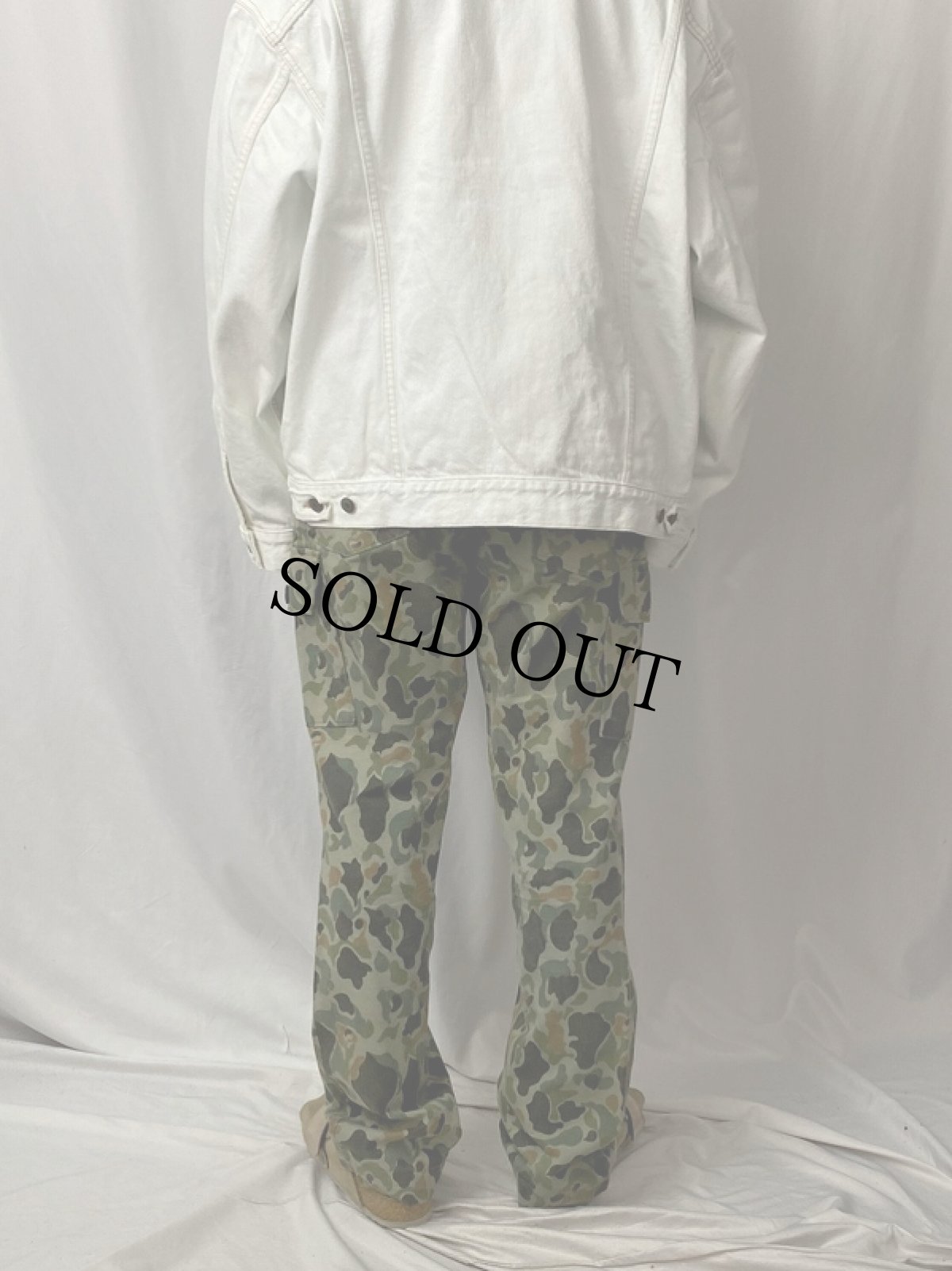 画像4: 60's HBT ダックハンターカモ柄 カーゴパンツ W32 (4)