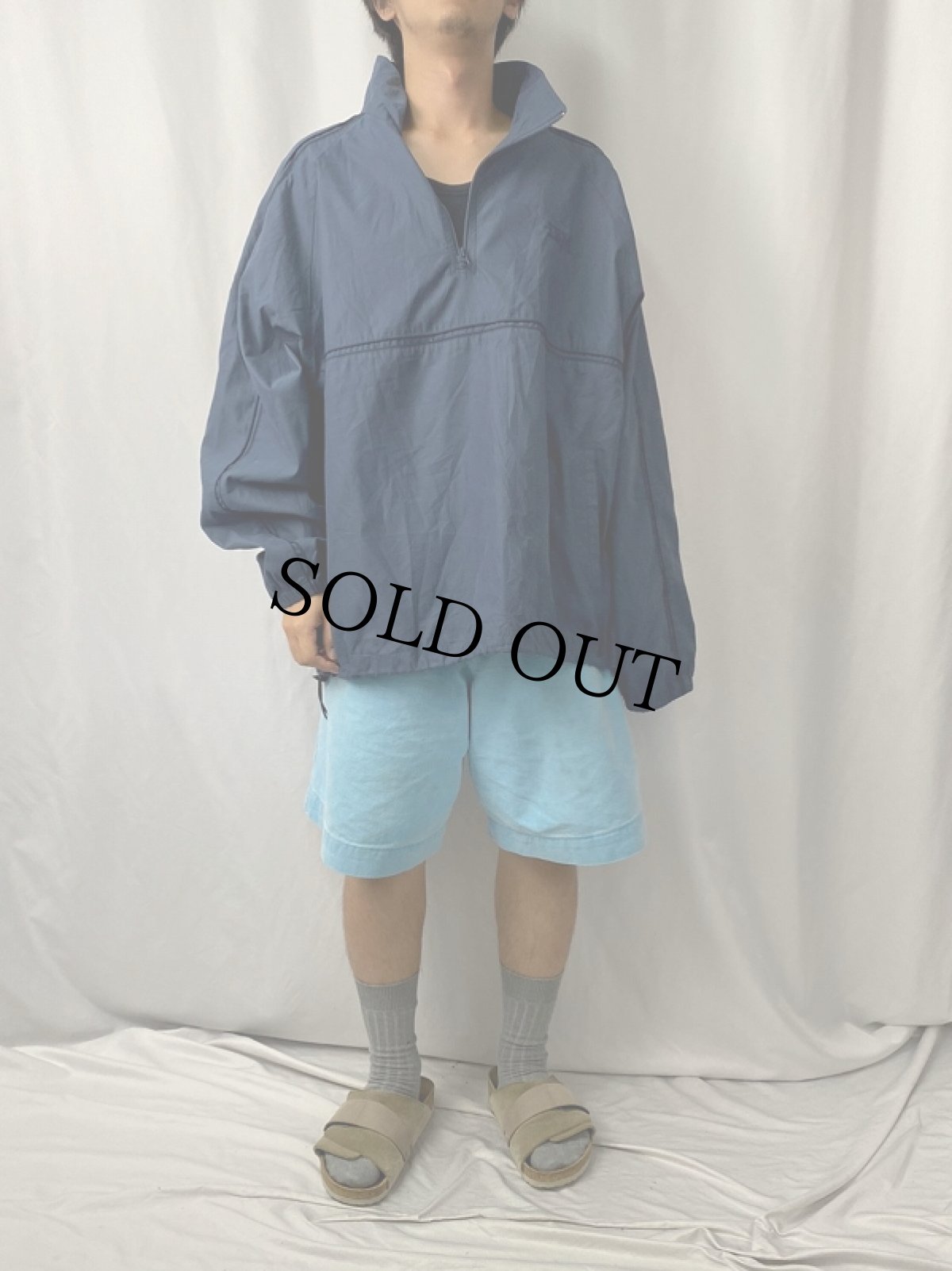 画像2: DESTINATIONS "IBM" 企業ロゴ ハーフジップジャケット XL (2)