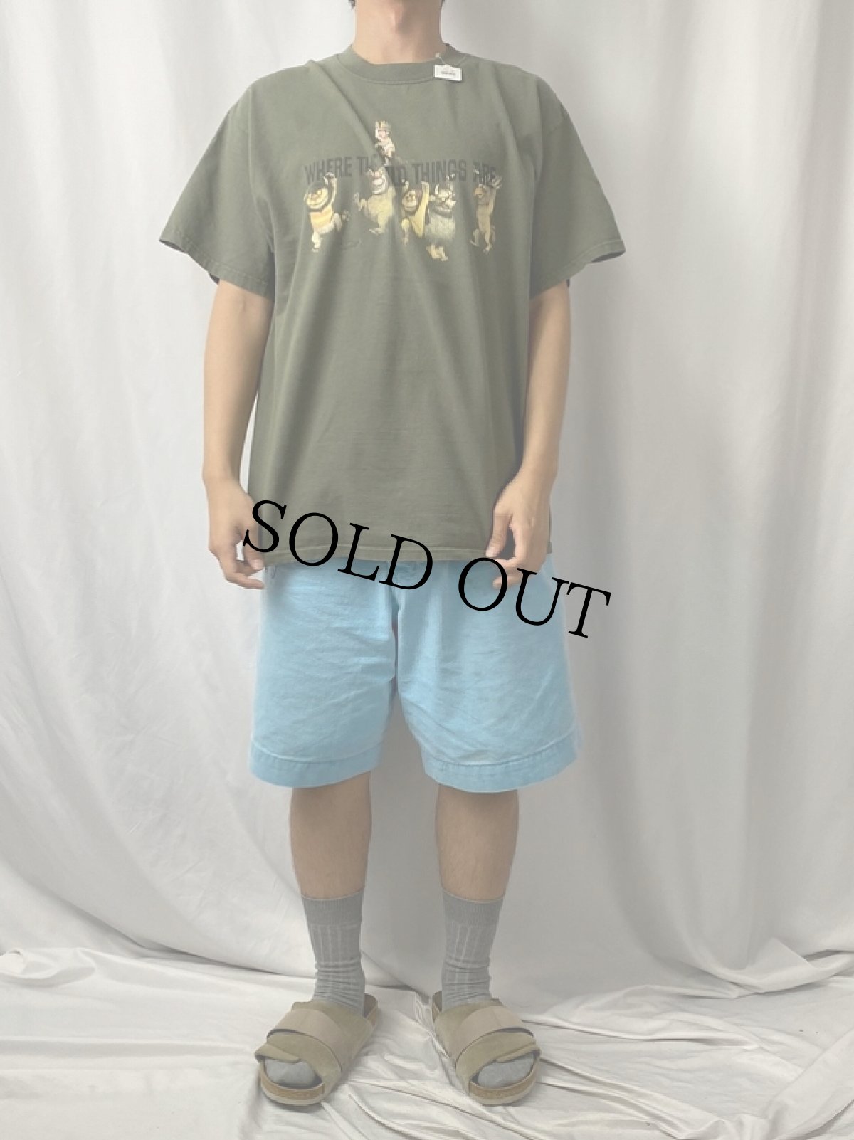 画像2: かいじゅうたちのいるところ 絵本プリントTシャツ L (2)