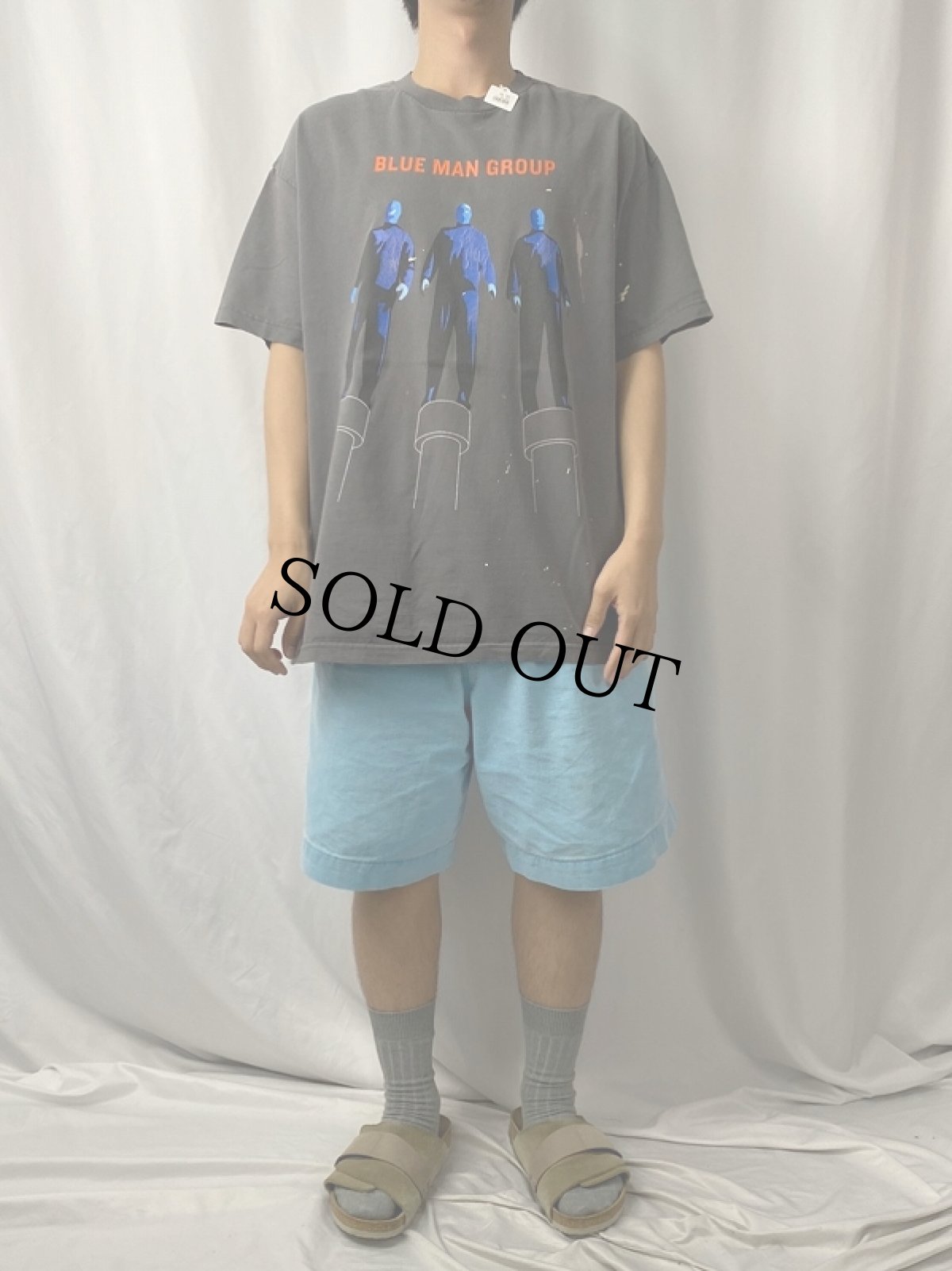 画像2: BLUE MAN GROUP パフォーマンスグループ プリントTシャツ XL (2)