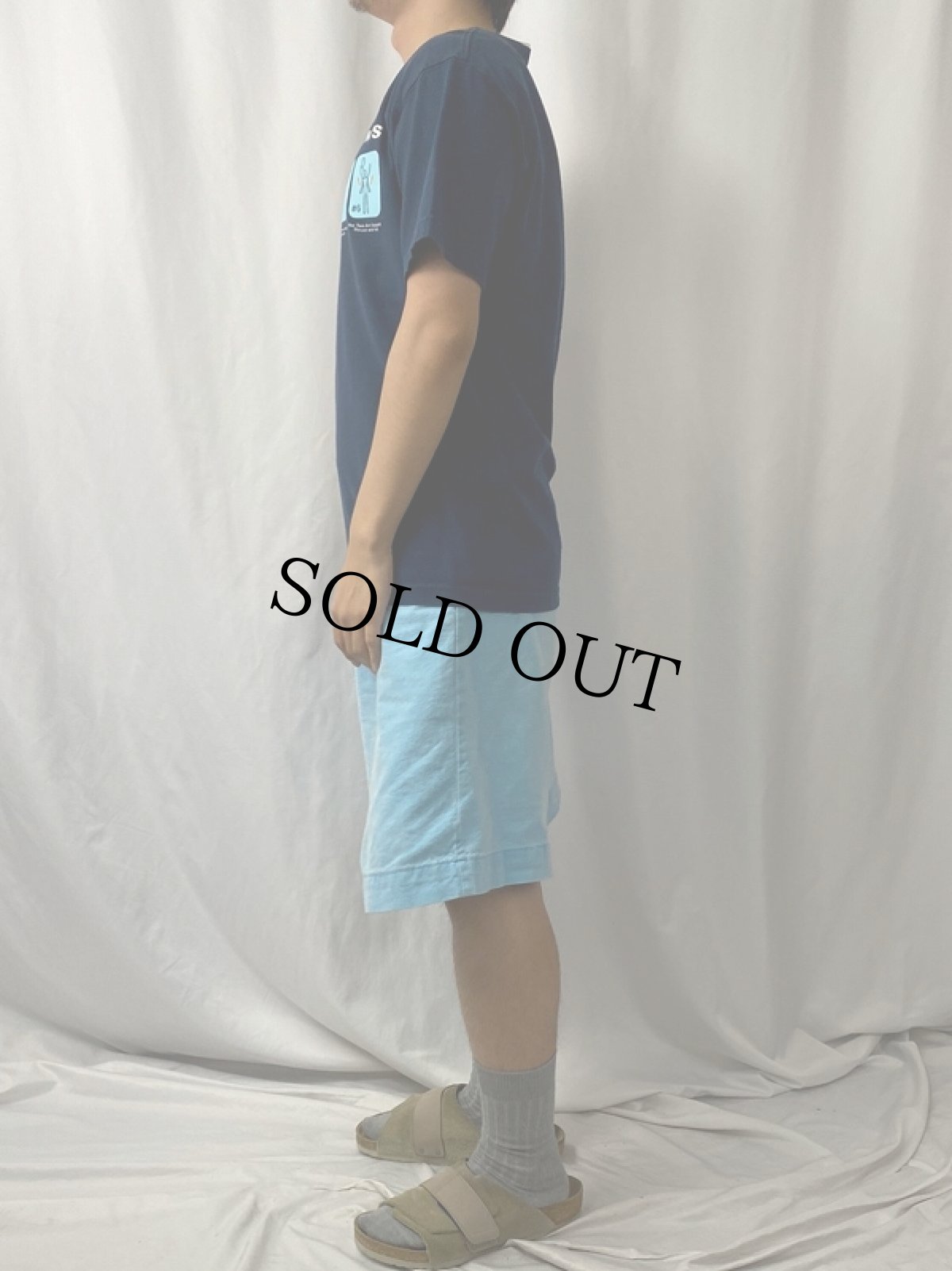 画像3: BLUE MAN GROUP USA製 "Rock Concert Movements" パフォーマンスグループ プリントTシャツ NAVY M (3)