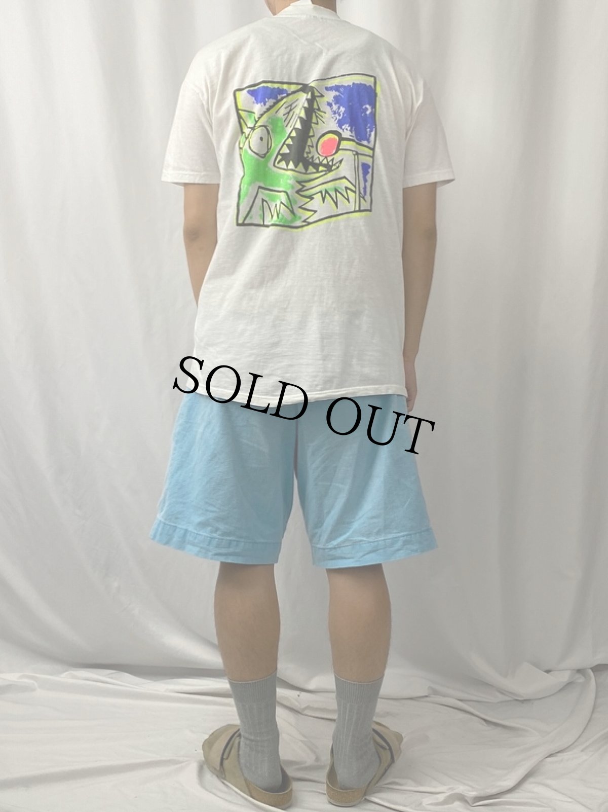 画像5: 【SALE】 80〜90's USA製 "DIFFERENT FUR RECORDING" レコーディングスタジオ プリントTシャツ L (5)