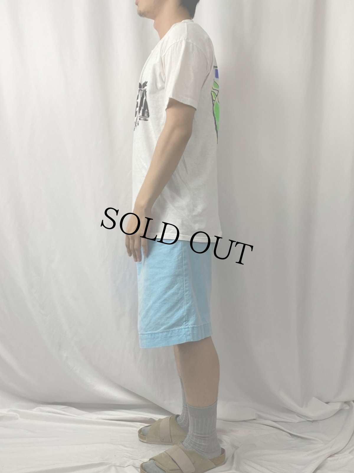 画像4: 【SALE】 80〜90's USA製 "DIFFERENT FUR RECORDING" レコーディングスタジオ プリントTシャツ L (4)