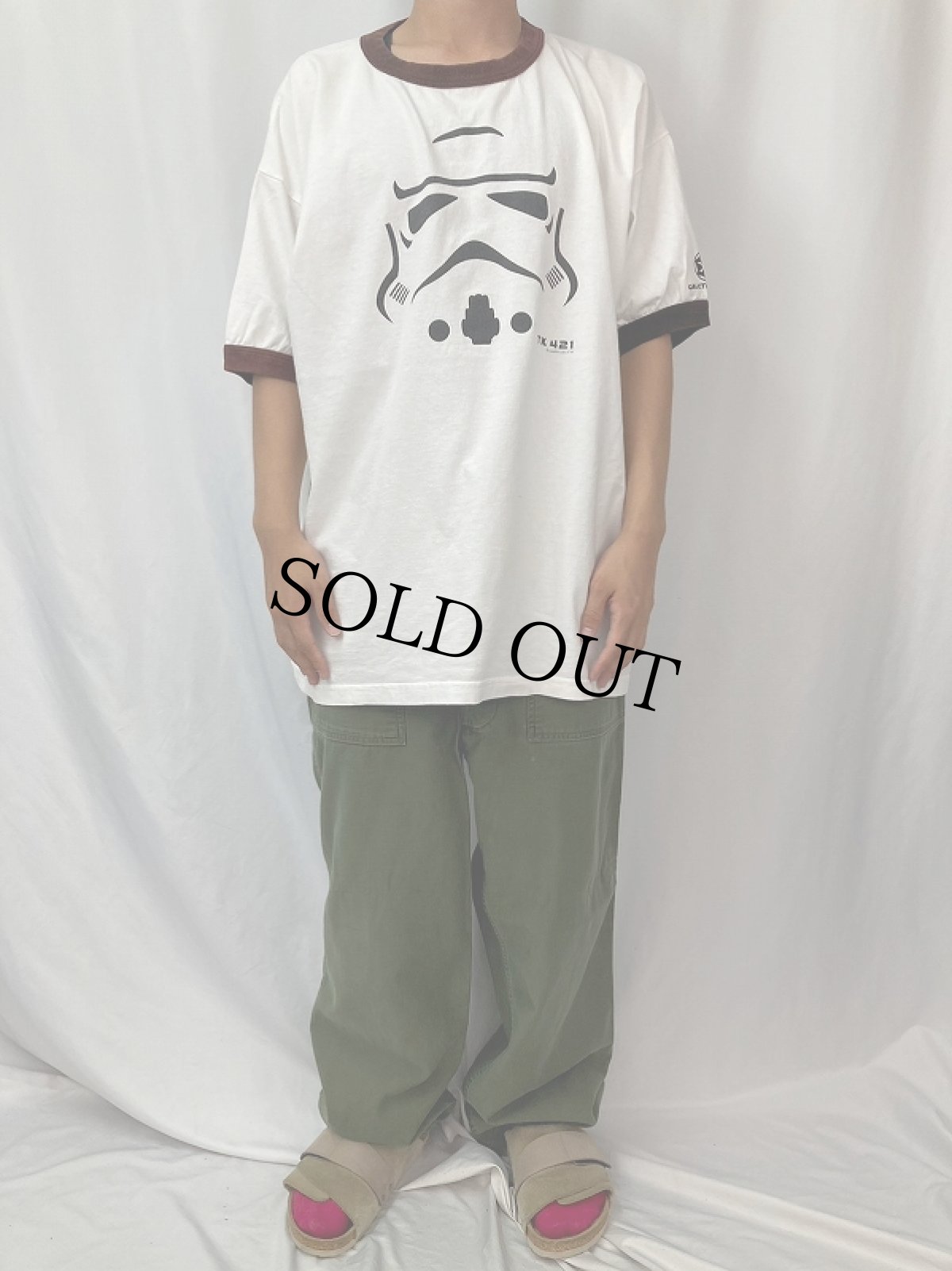 画像2: STAR WARS キャラクタープリントリンガーTシャツ 2XL (2)