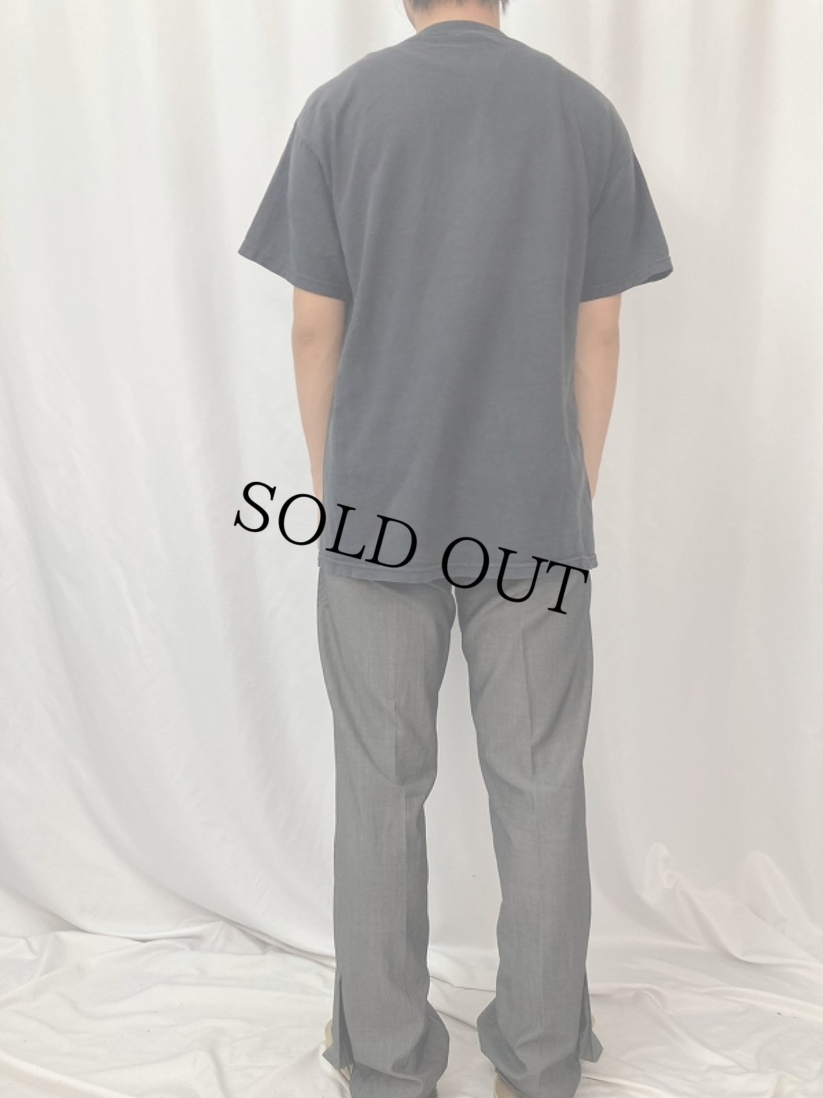 画像4: 2000's The Dark Knight "JOKER" 映画プリントTシャツ BLACK L (4)