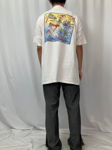 画像4: 90's 7UP UNCOLA ISLAND USA製 アート×フォトTシャツ (4)