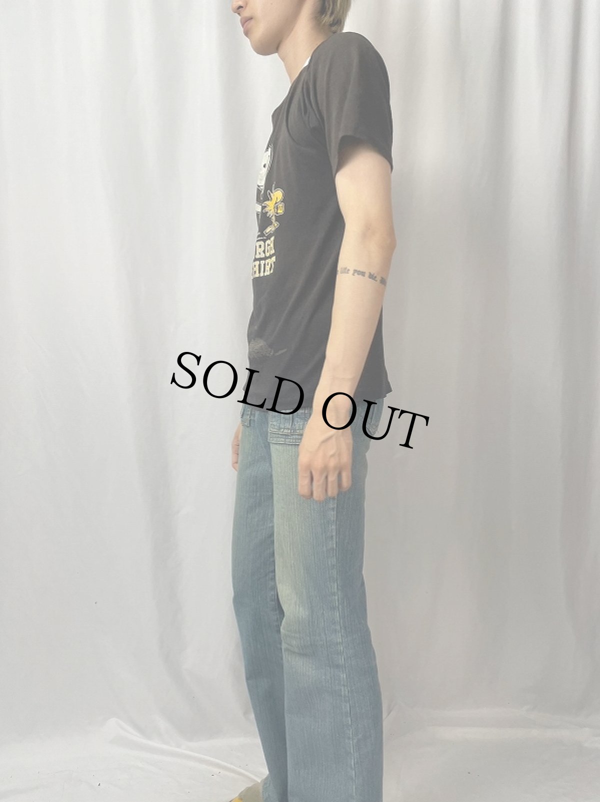 画像3: 70〜80's SNOOPY USA製 "PITTSBURGH PARTY SHIRT" キャラクターTシャツ (3)