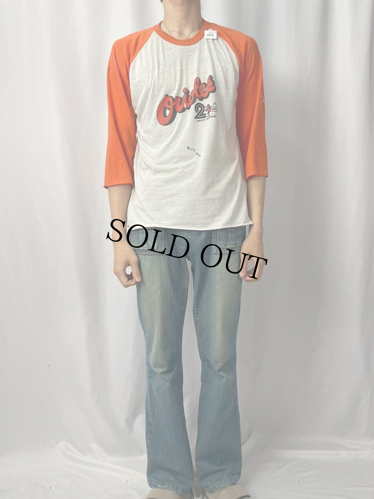 画像3: 〜80's Baltimore Orioles ラグランTシャツ (3)