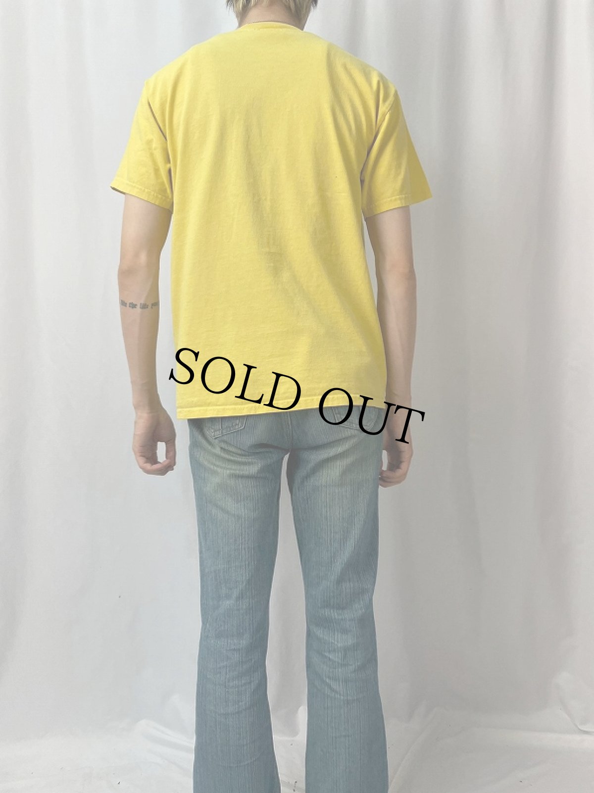 画像4: 2000's "IT'S A PEE-WEE WORLD" イラストプリントTシャツ M (4)