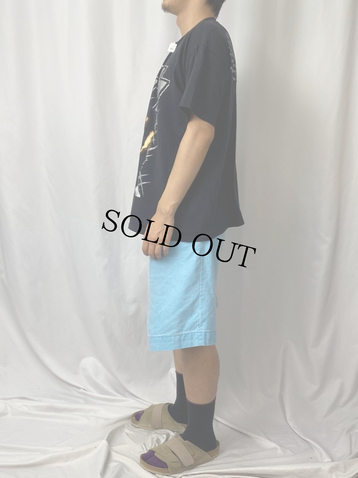 画像4: 90's KISS USA製 "HOT IN THE SHADE" ハードロックバンドTシャツ XL (4)