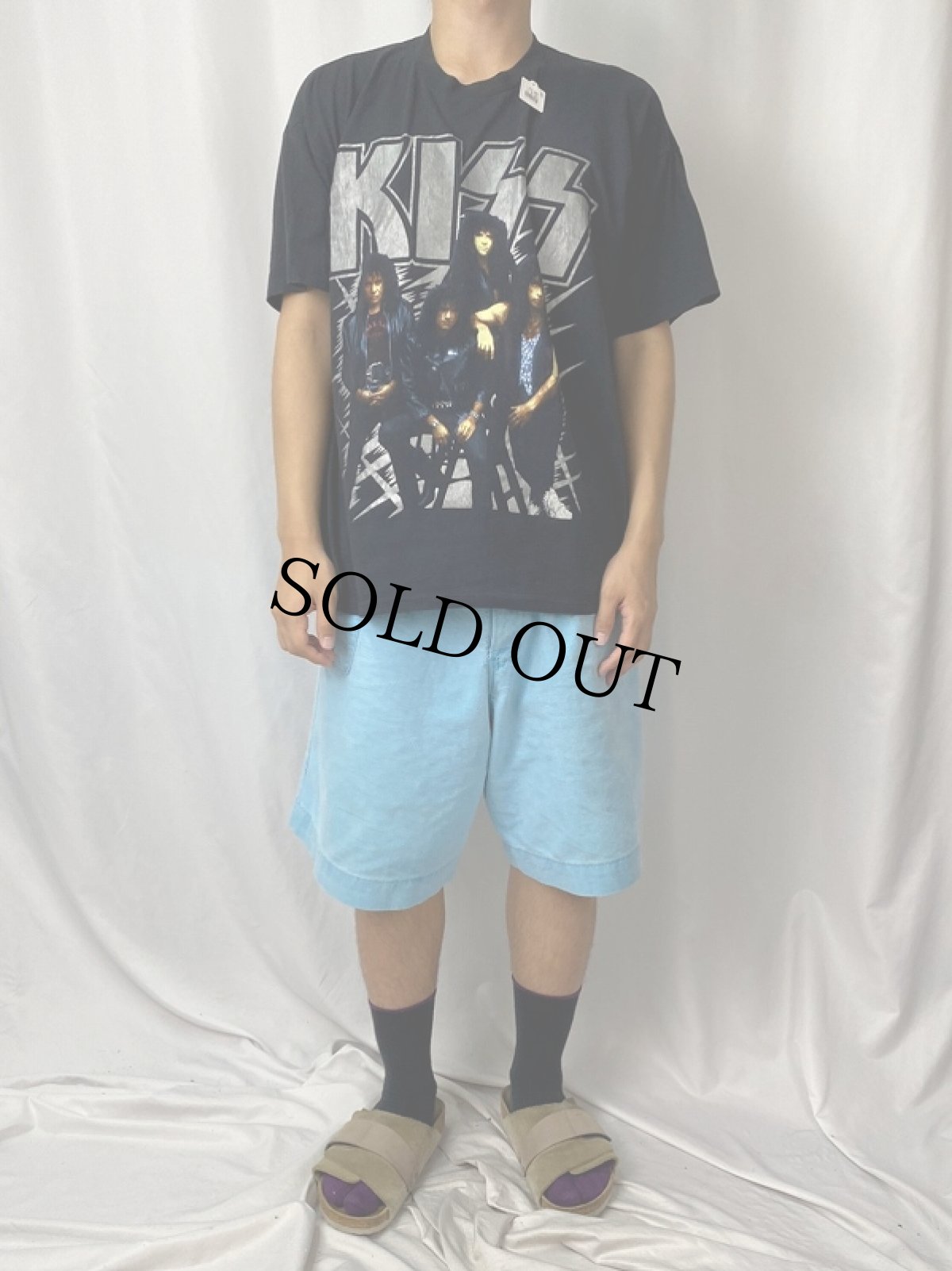 画像3: 90's KISS USA製 "HOT IN THE SHADE" ハードロックバンドTシャツ XL (3)