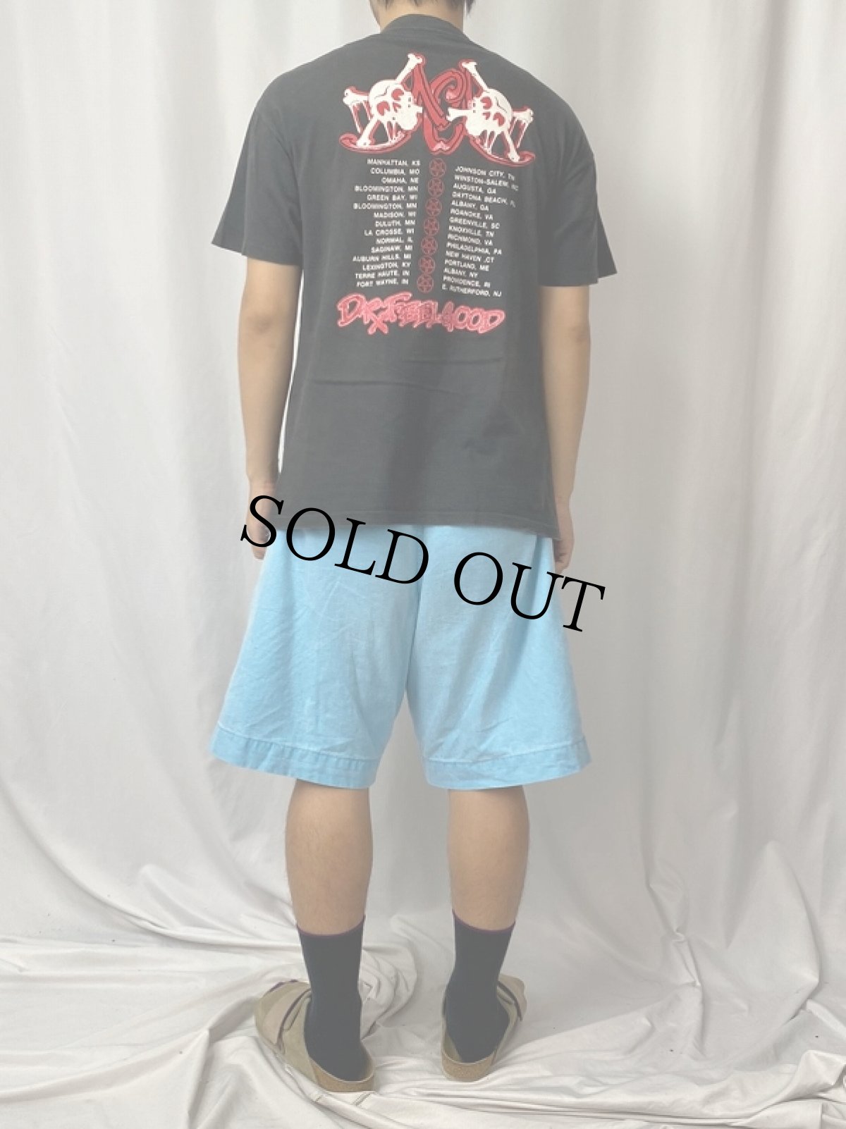 画像5: 80's Motley Crue "DR FEELGOOD TOUR" ヘヴィメタルバンドTシャツ (5)