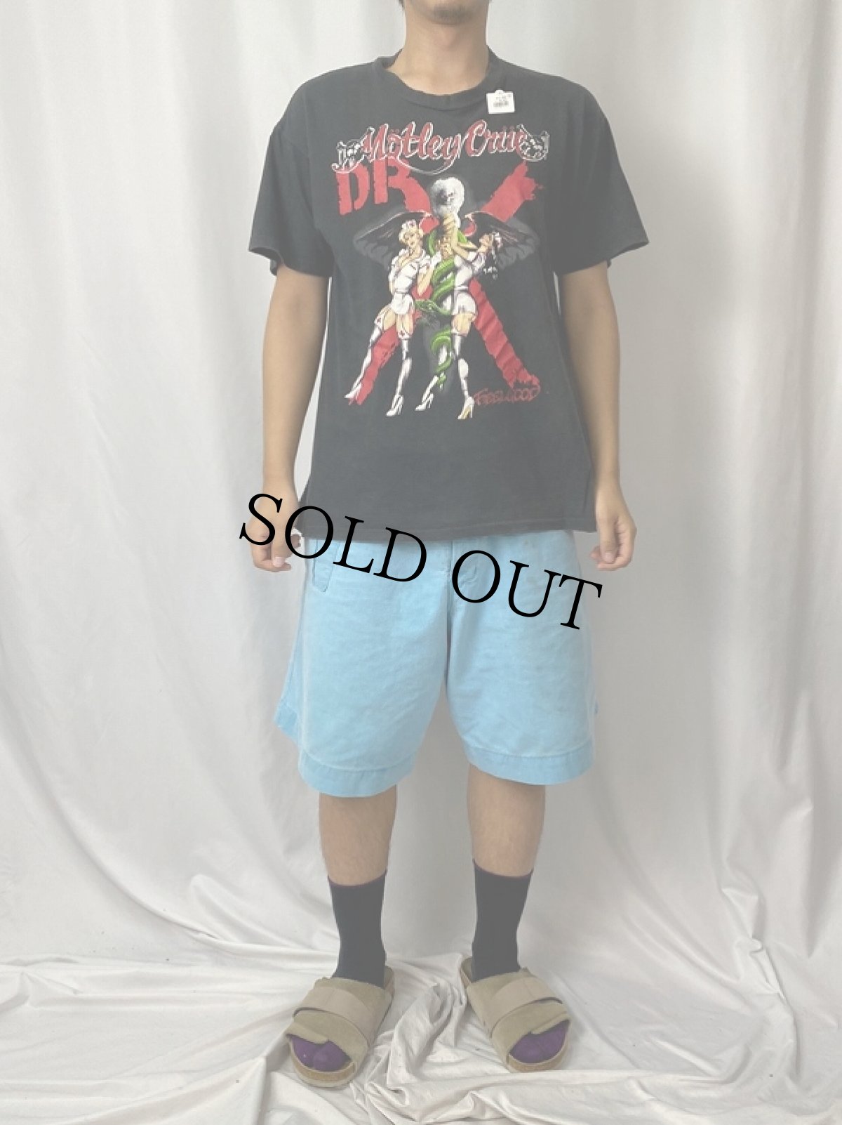 画像3: 80's Motley Crue "DR FEELGOOD TOUR" ヘヴィメタルバンドTシャツ (3)