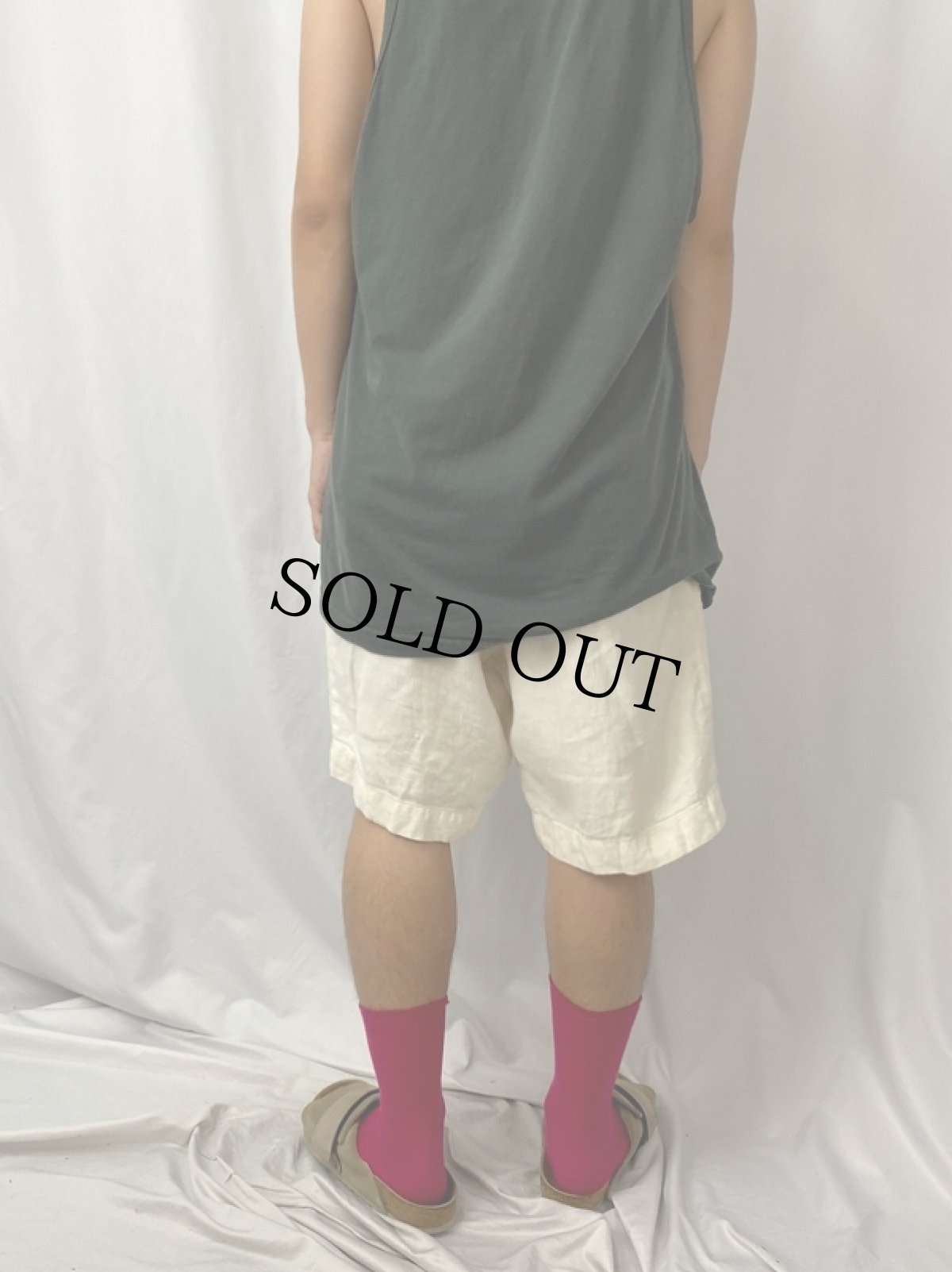 画像4: POLO Ralph Lauren リネンショーツ  W35 (4)