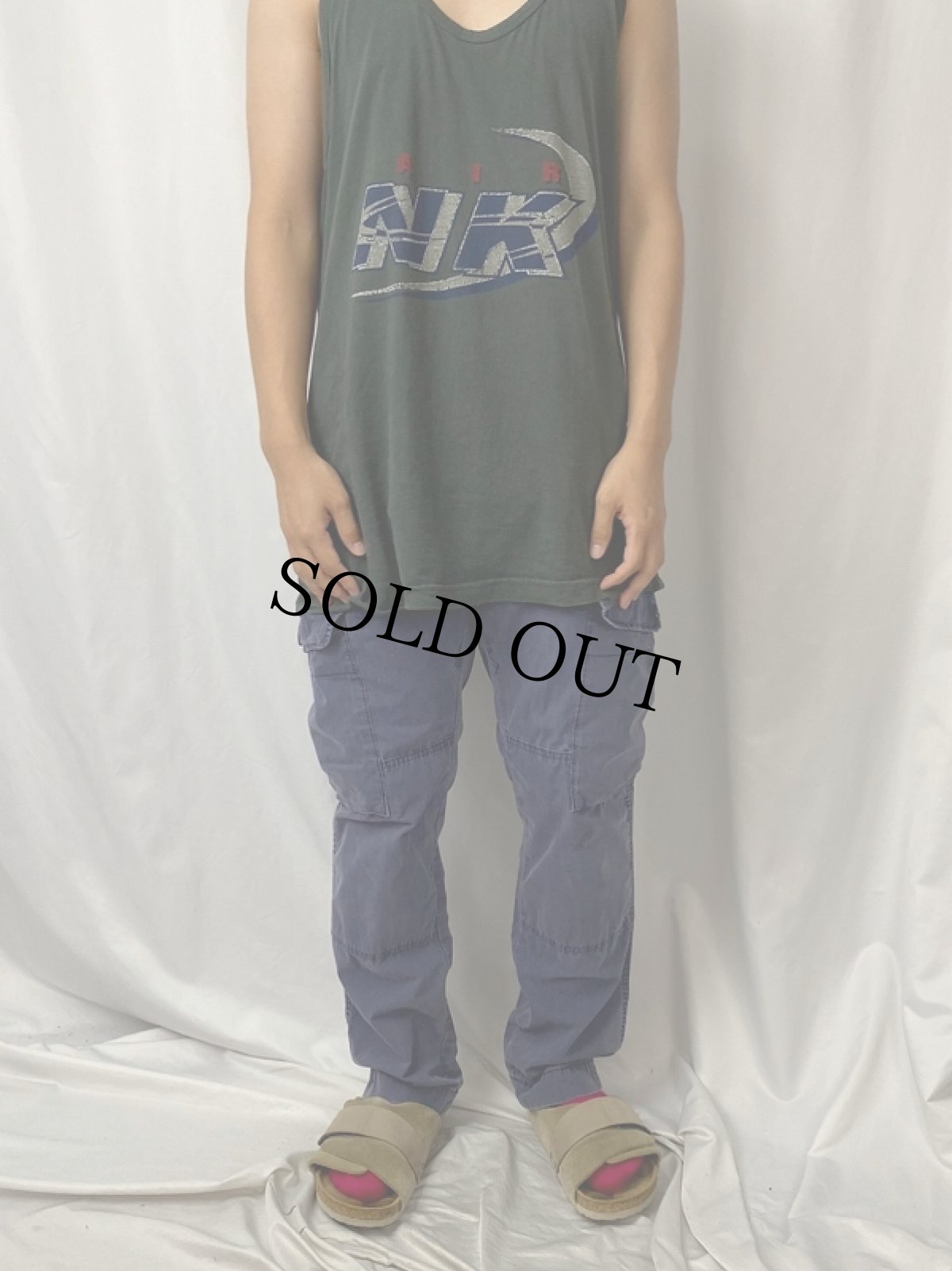 画像2: POLO Ralph Lauren "CANADIAN ARMY TYPE" ミリタリーカーゴパンツ W32-34 (2)